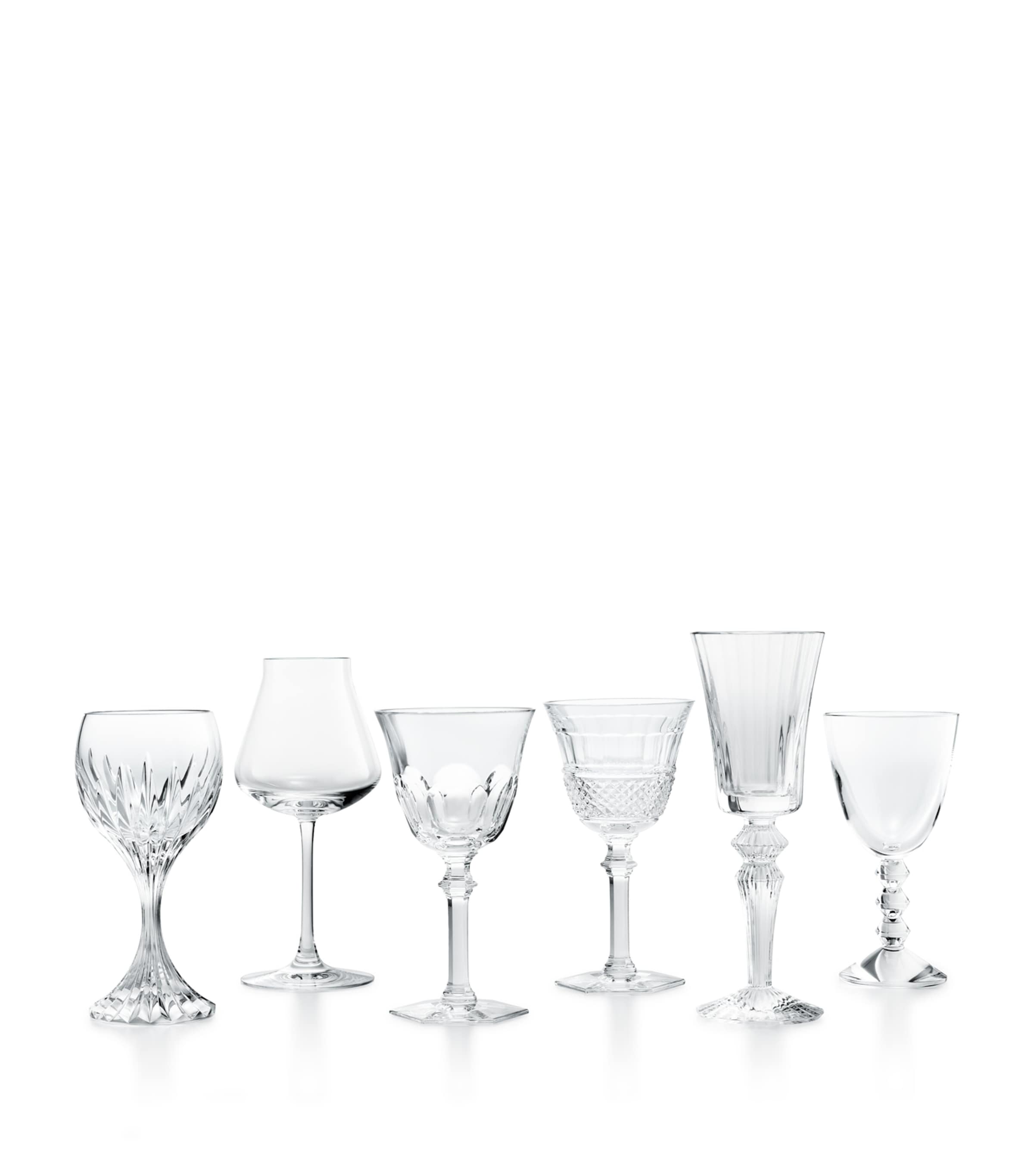 Baccarat Set Of 6 Coffret Wine Therapy Wine Glasses In Transparent