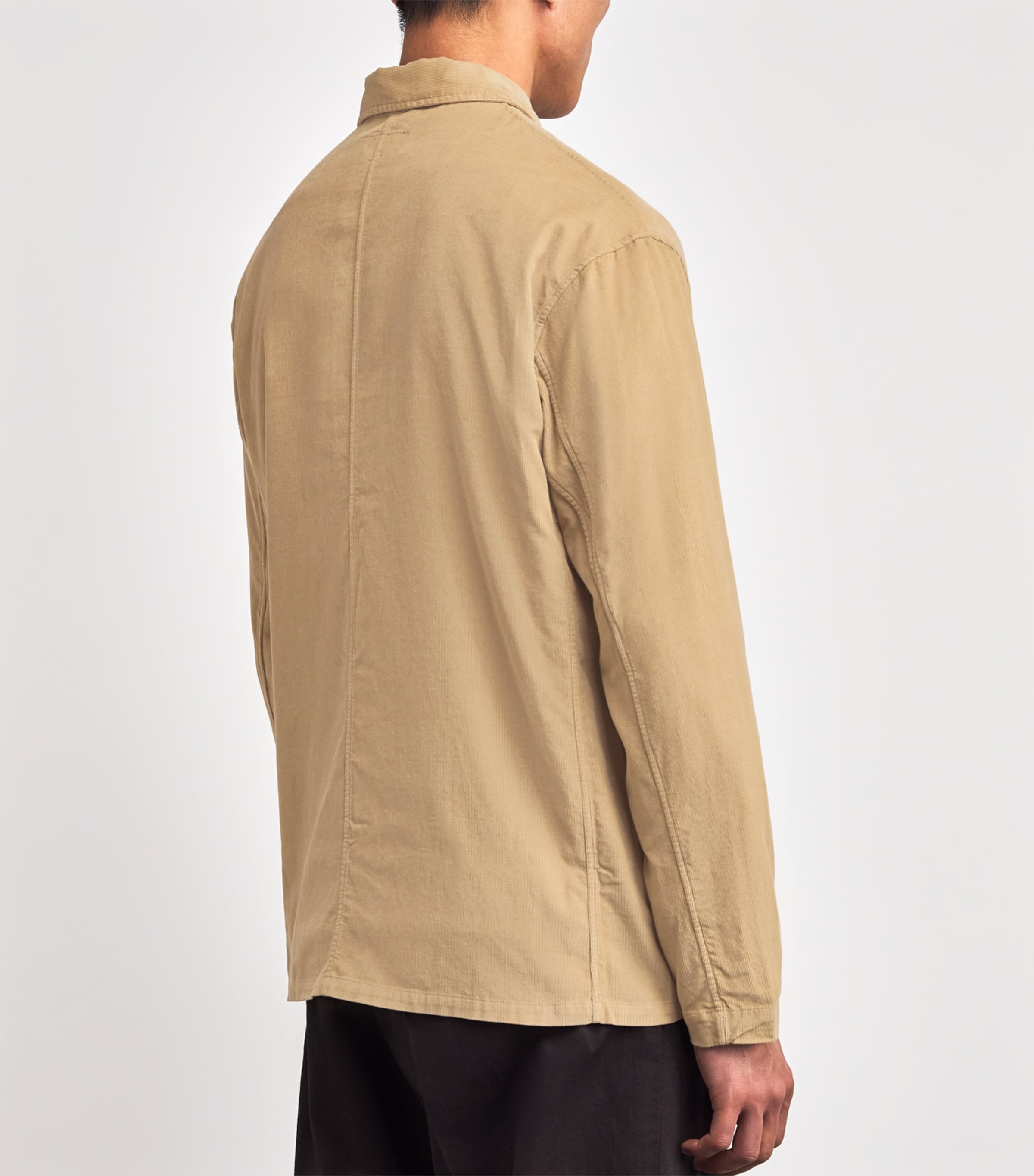 Polo Ralph Lauren Mens Cotton Corduroy Lunar New Year Overshirt Khaki Image 4