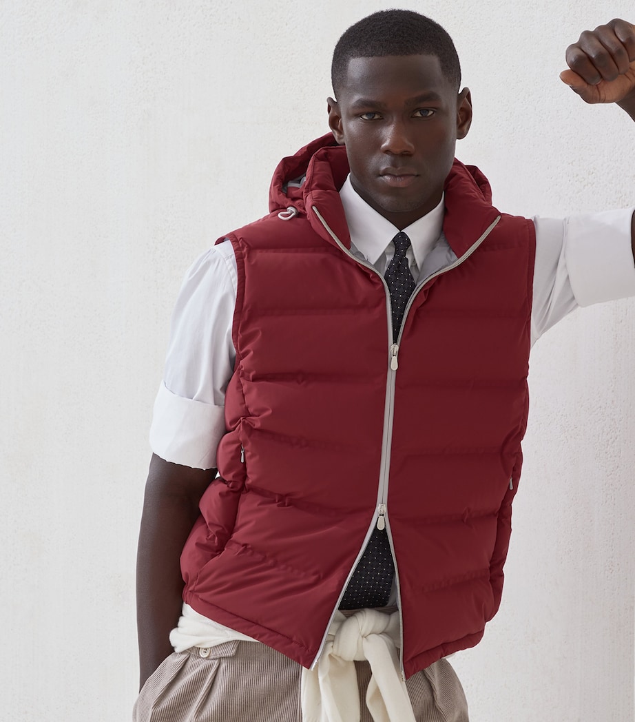 Bonded Taffeta Down Gilet CDK58 Image 5