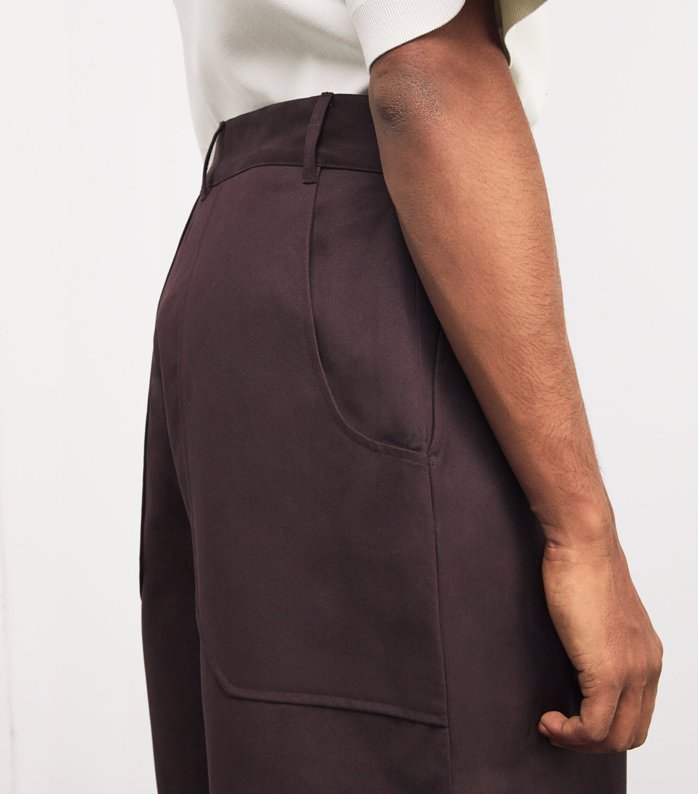 Cotton Carpenter Trousers CONKER Image 6