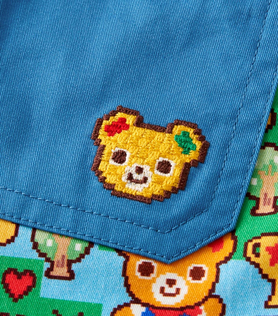 Miki House Pucci Pixel-Art Shorts (2-4 Years) Image 6