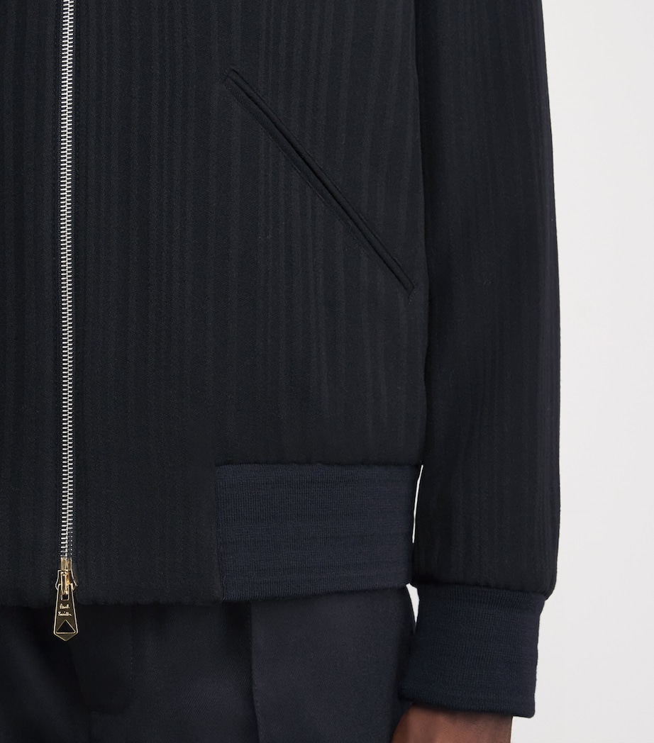 Wool-Cashmere Bomber Jacket 49_VERY DARK NAVY Image 6