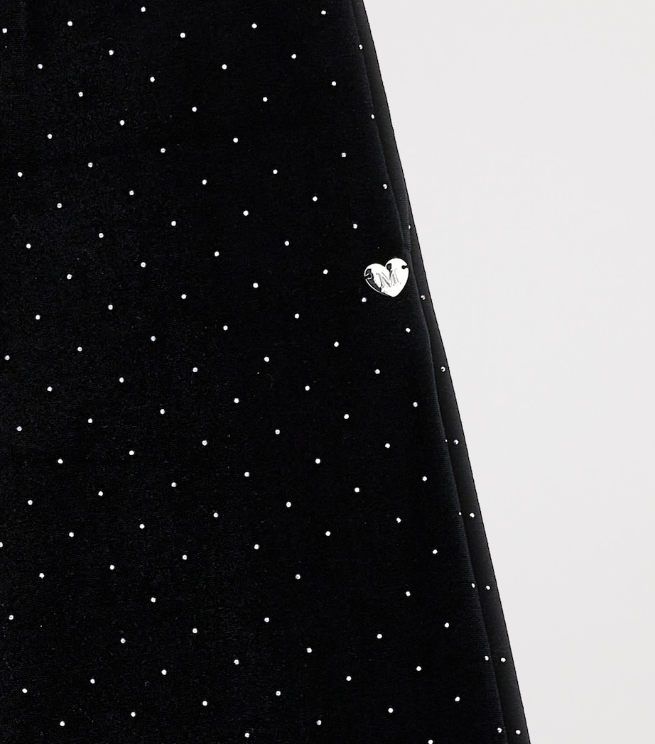 Metallic-Stud Sweatpants (2-12 Years) NERO Image 3