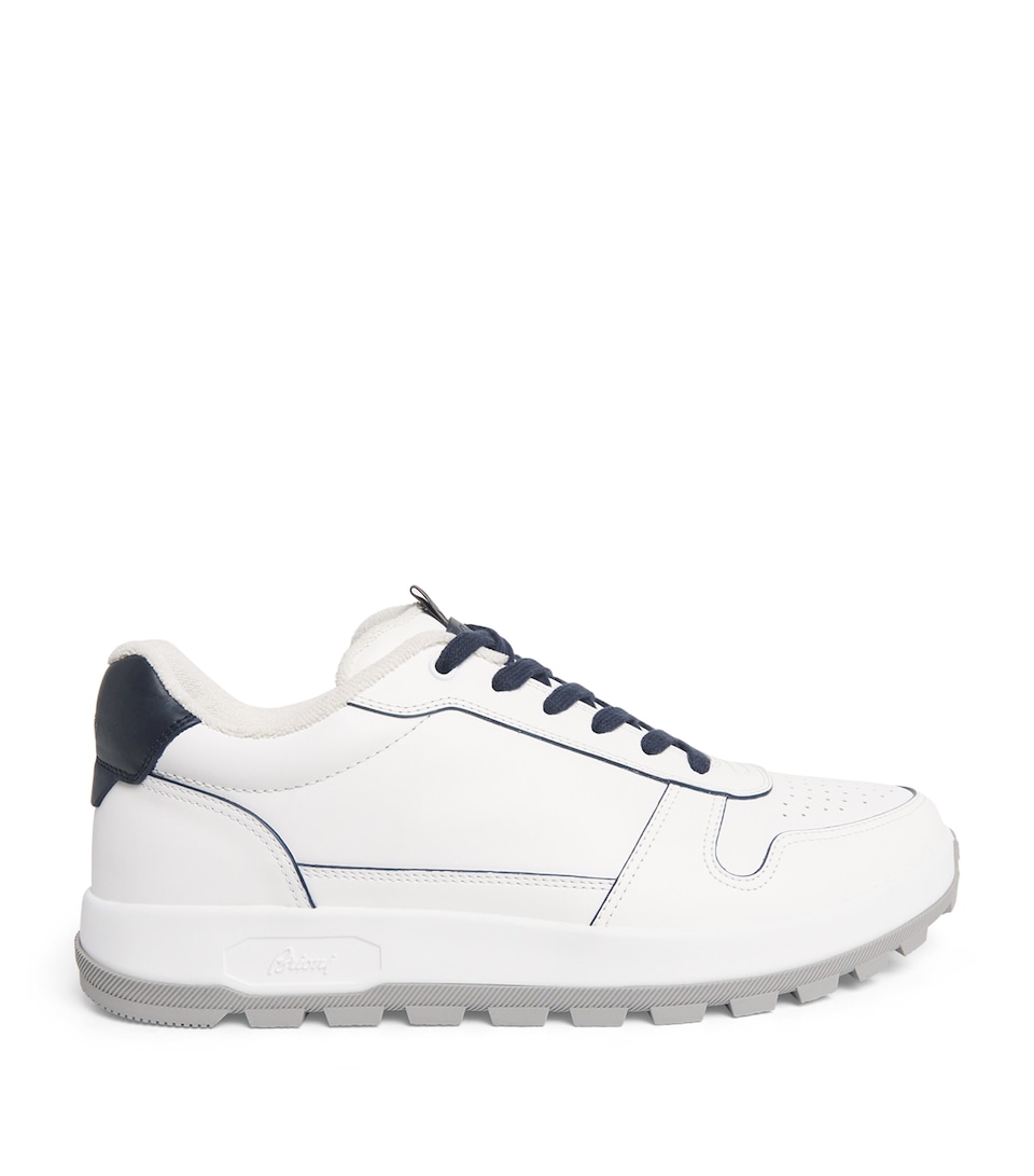 Leather Crossing Sneakers