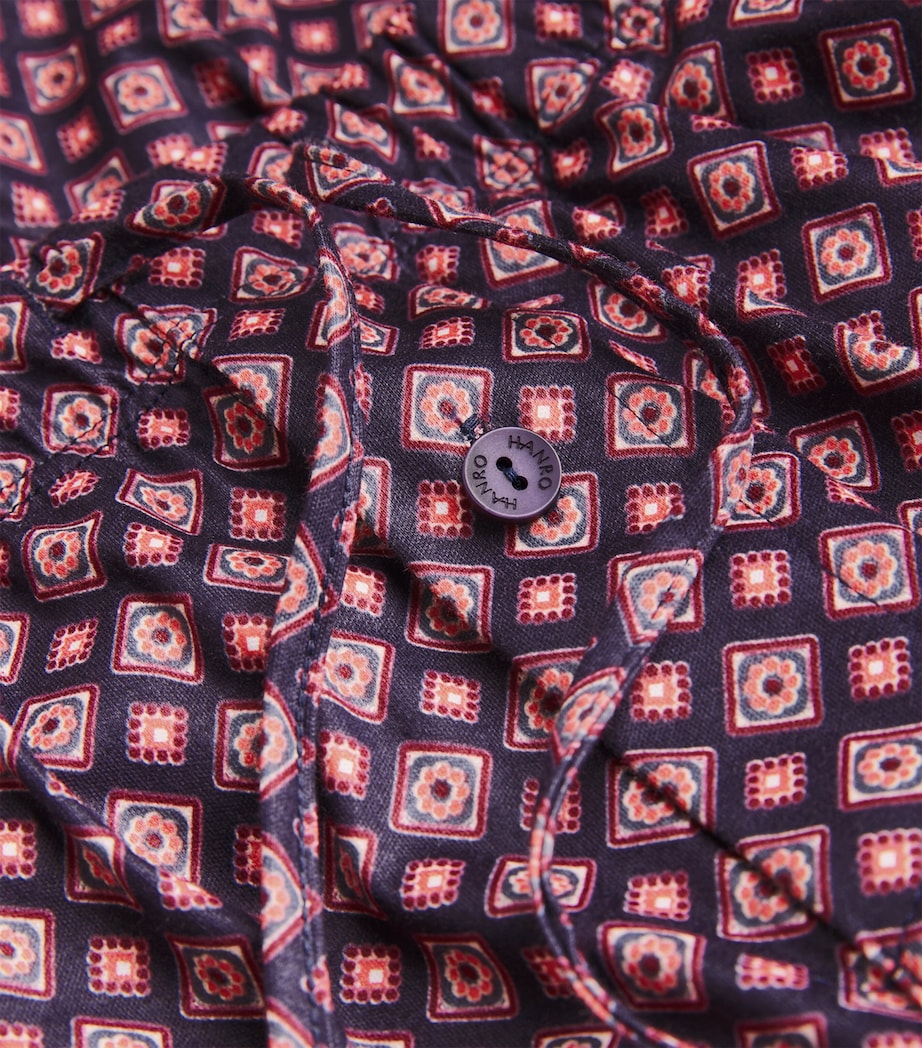 Cotton Night & Day Lounge Trousers 3035 BLUE GEMS PRINT Image 5