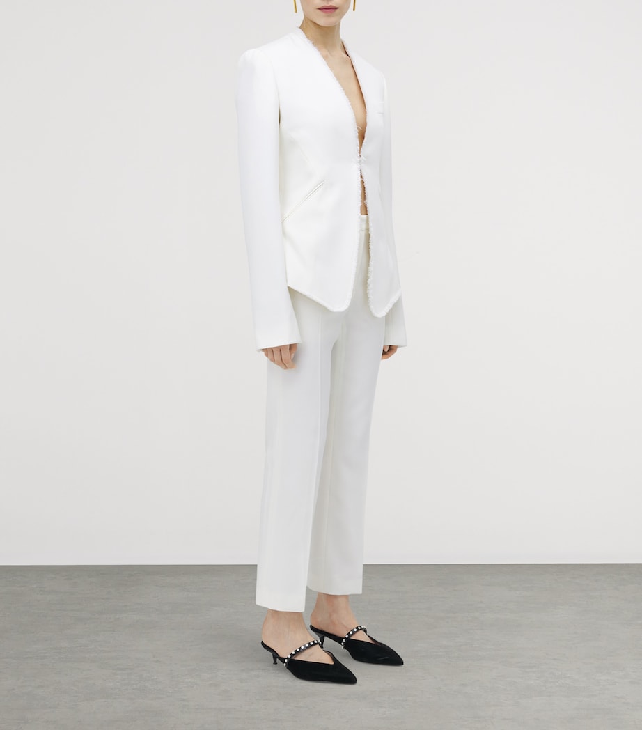 Wool Deconstructed Peplum Jacket 9015 Image 3