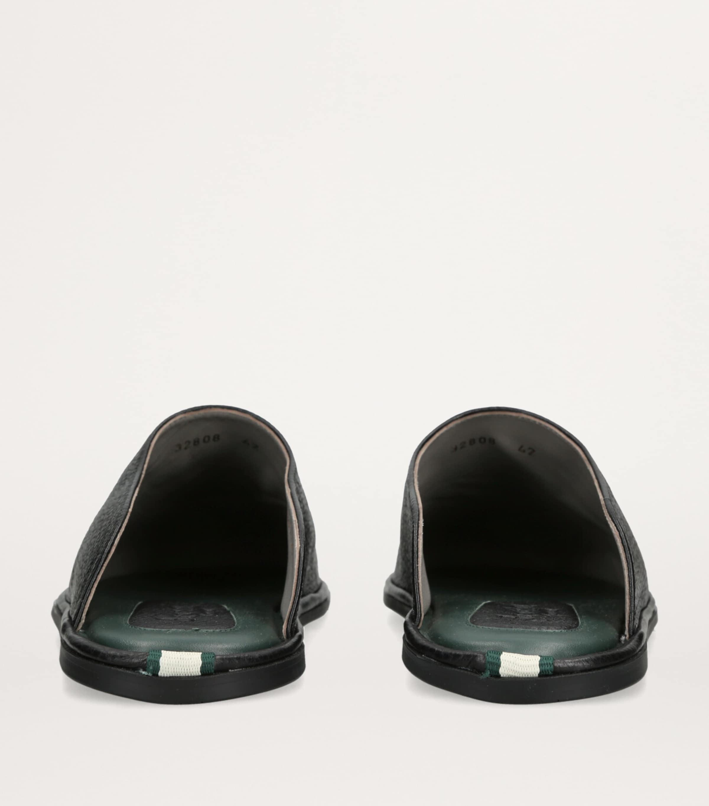 Leather Mules BLACK Image 2