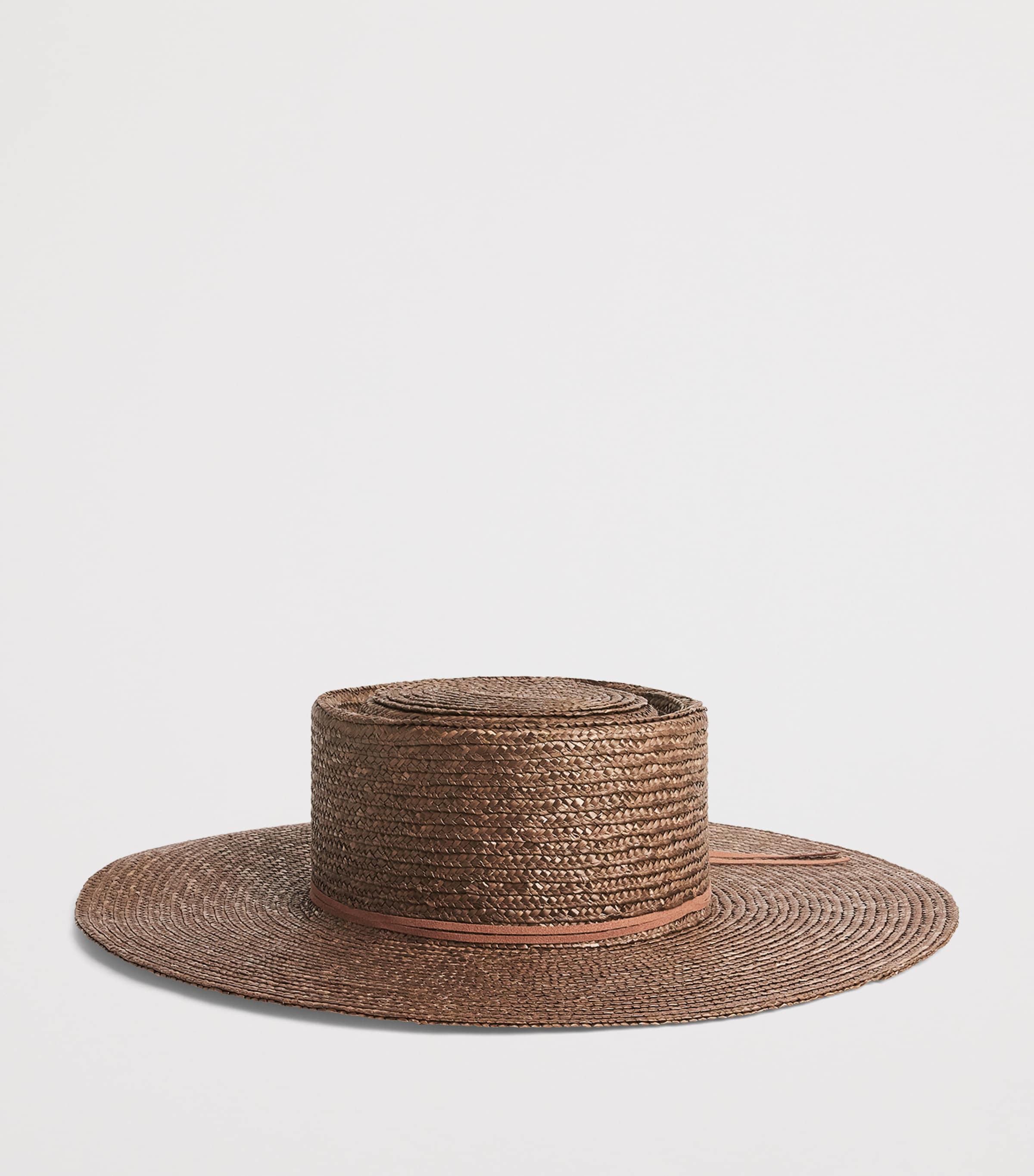 Eleventy Straw Woven Hat Vicuna Image 3
