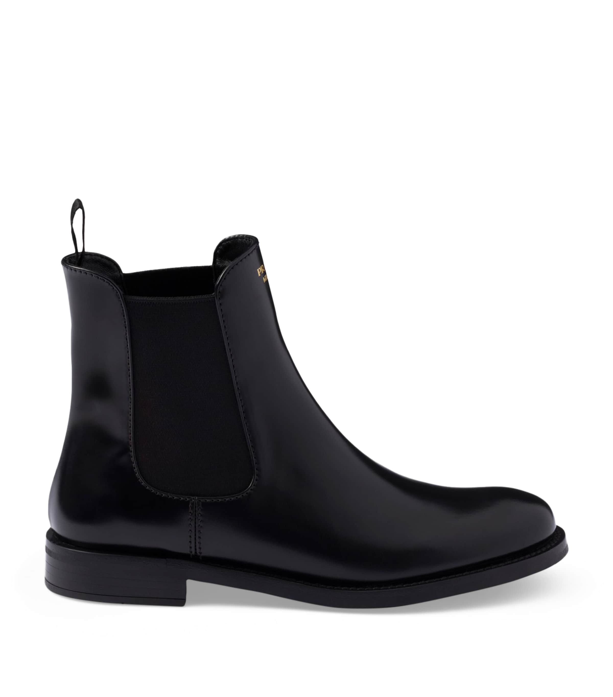 Brushed Leather Ankle Boots F0002 Image 1