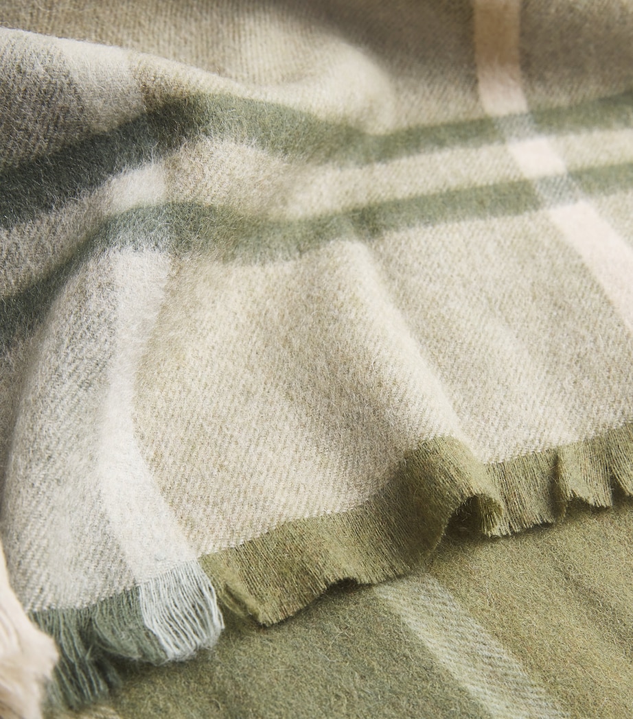 Lambswool Tartan Rosefield Scarf ANCIENT LODEN Image 4