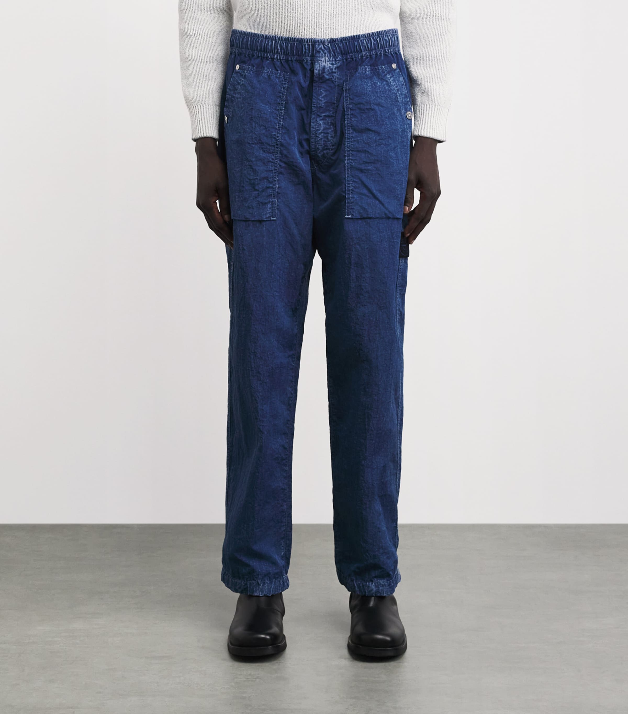 Stone Island Mens Hollow Fibre Fatigue Trousers Image 4