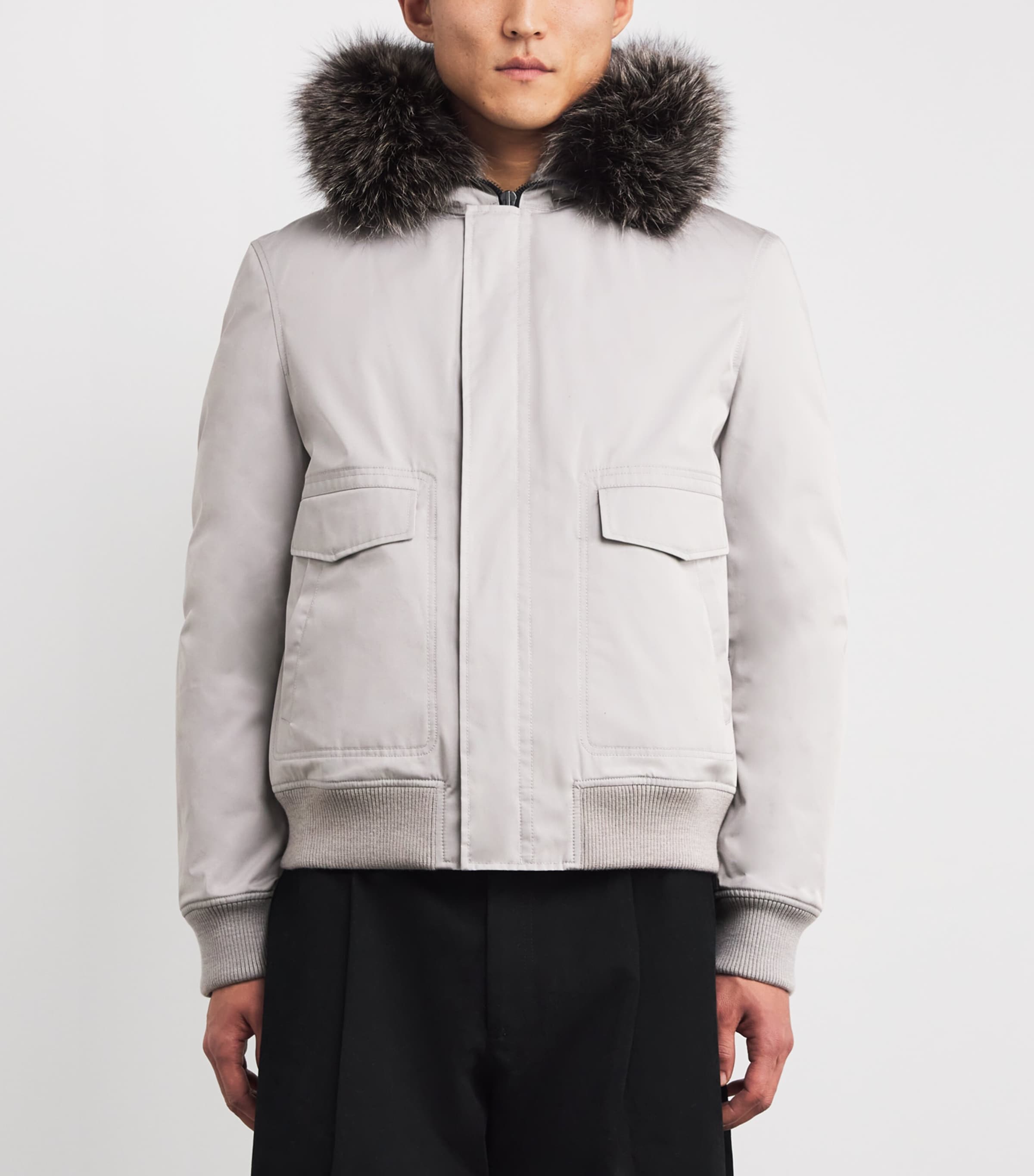 Down Coyote Fur-Trim Parka B3145/SIROCCO Image 3