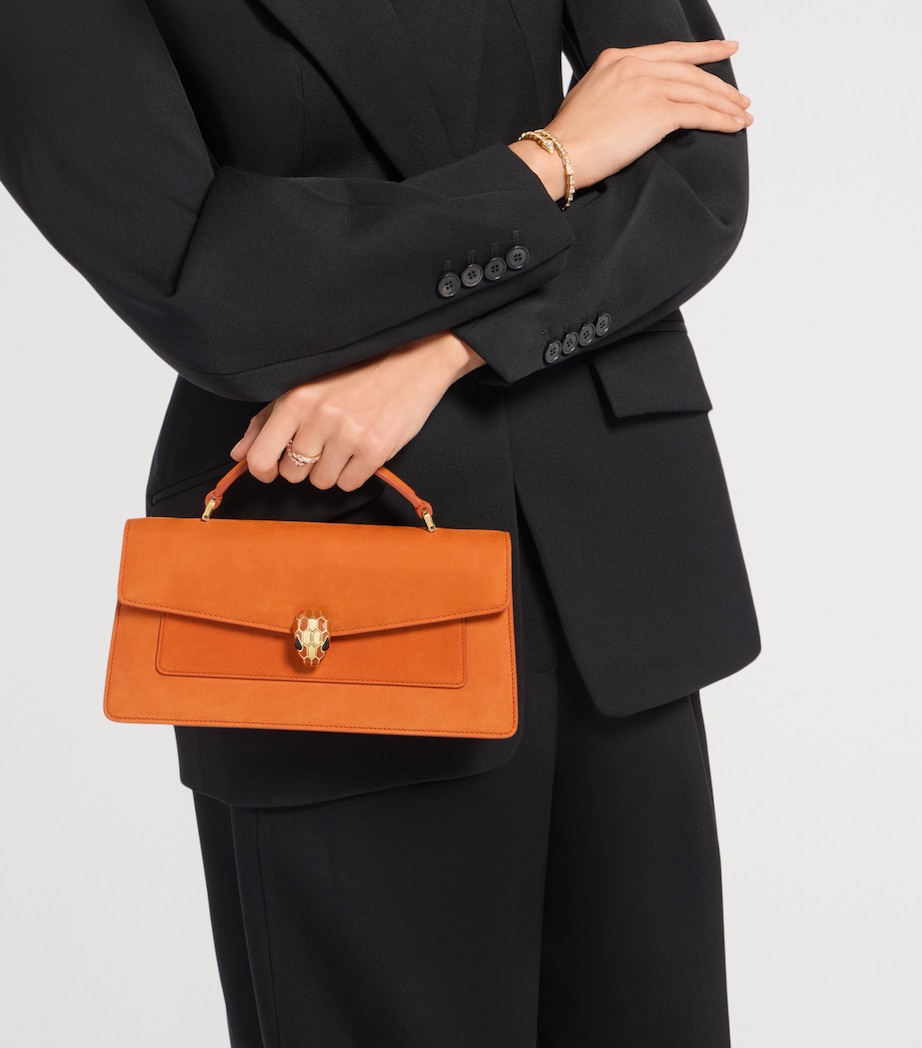 Bvlgari Serpenti Forever Top-Handle Bag Orange Image 3