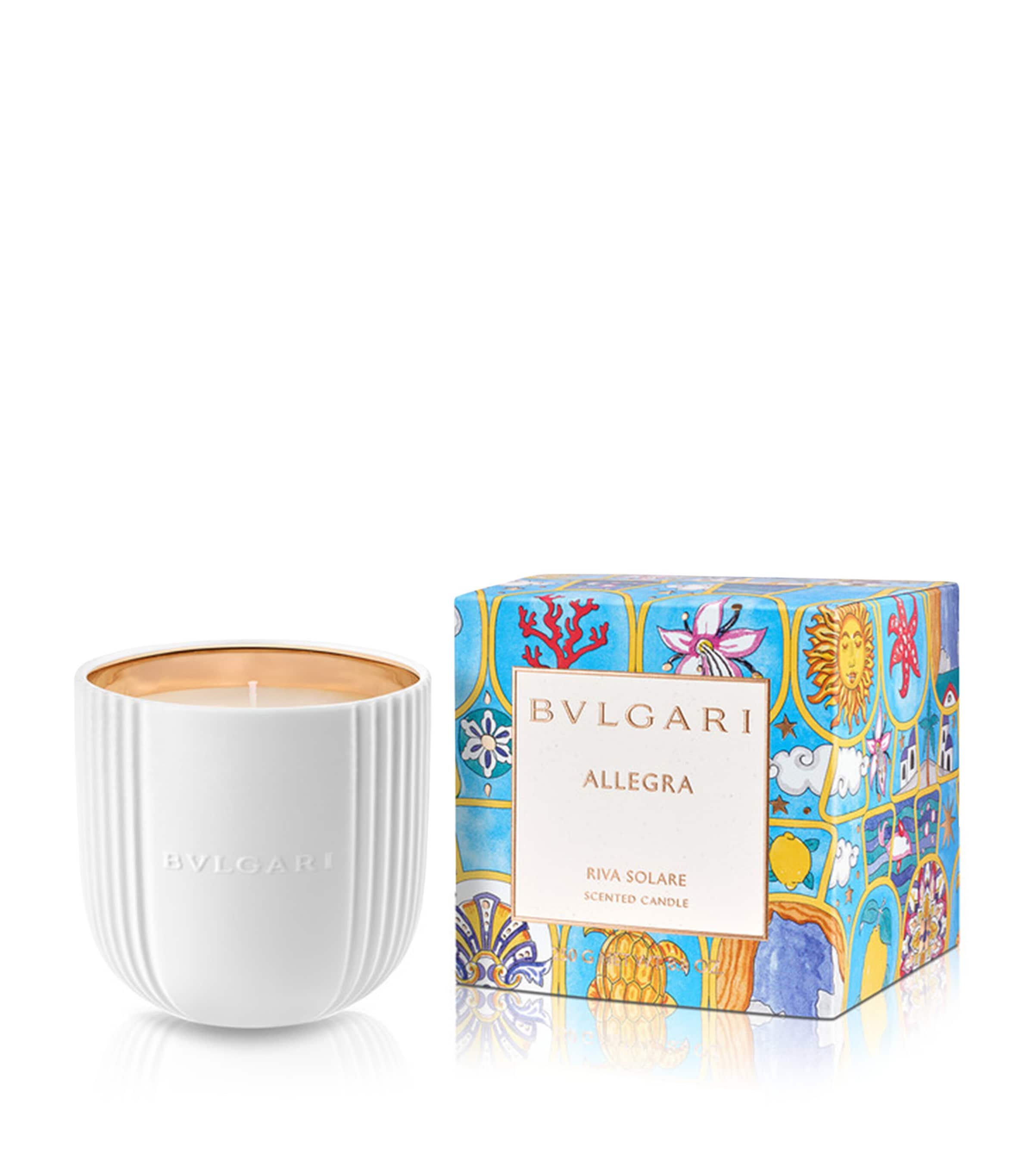 Bvlgari Allegra Riva Solare Candle (250g) Harrods AE