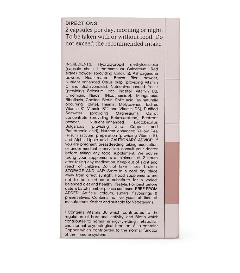 Food-Grown Daily Multi Nutrient for Women (60 Capsules) NO COLOUR Image 2