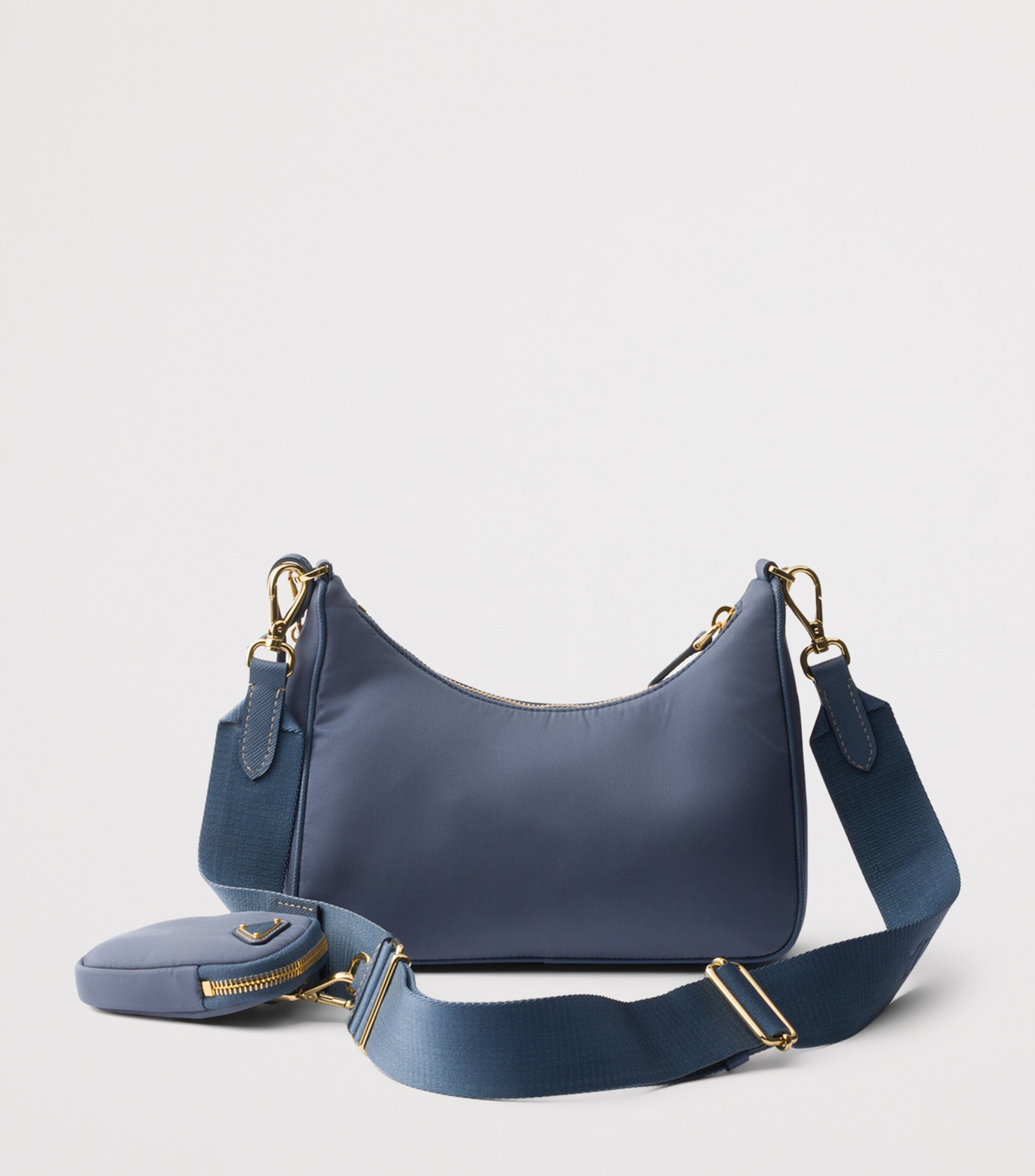 Prada Re-Nylon Re-Edition 2005 Shoulder Bag Blue Image 3