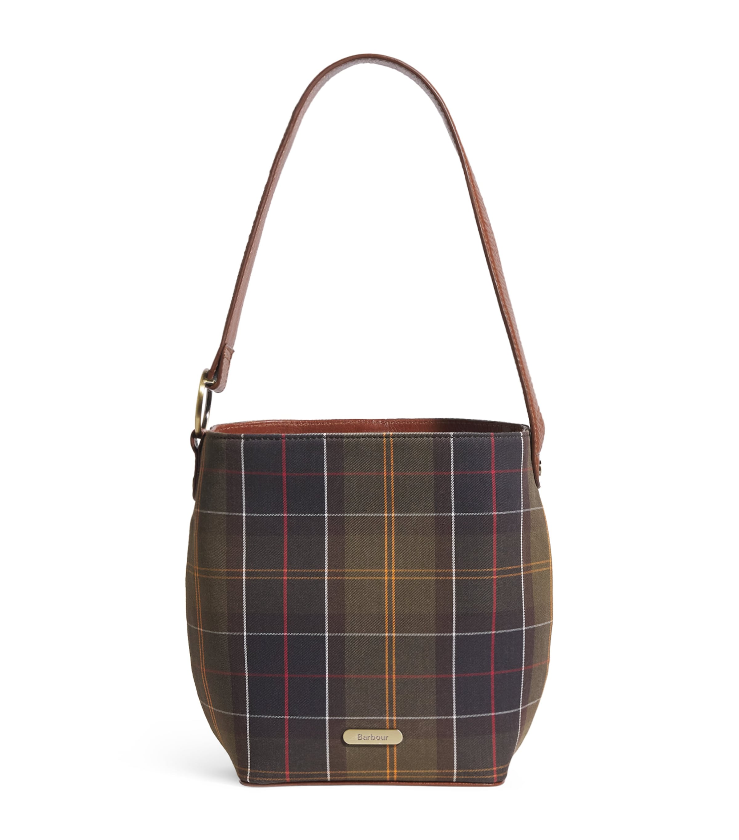 Barbour Tartan Cedar Bucket Bag