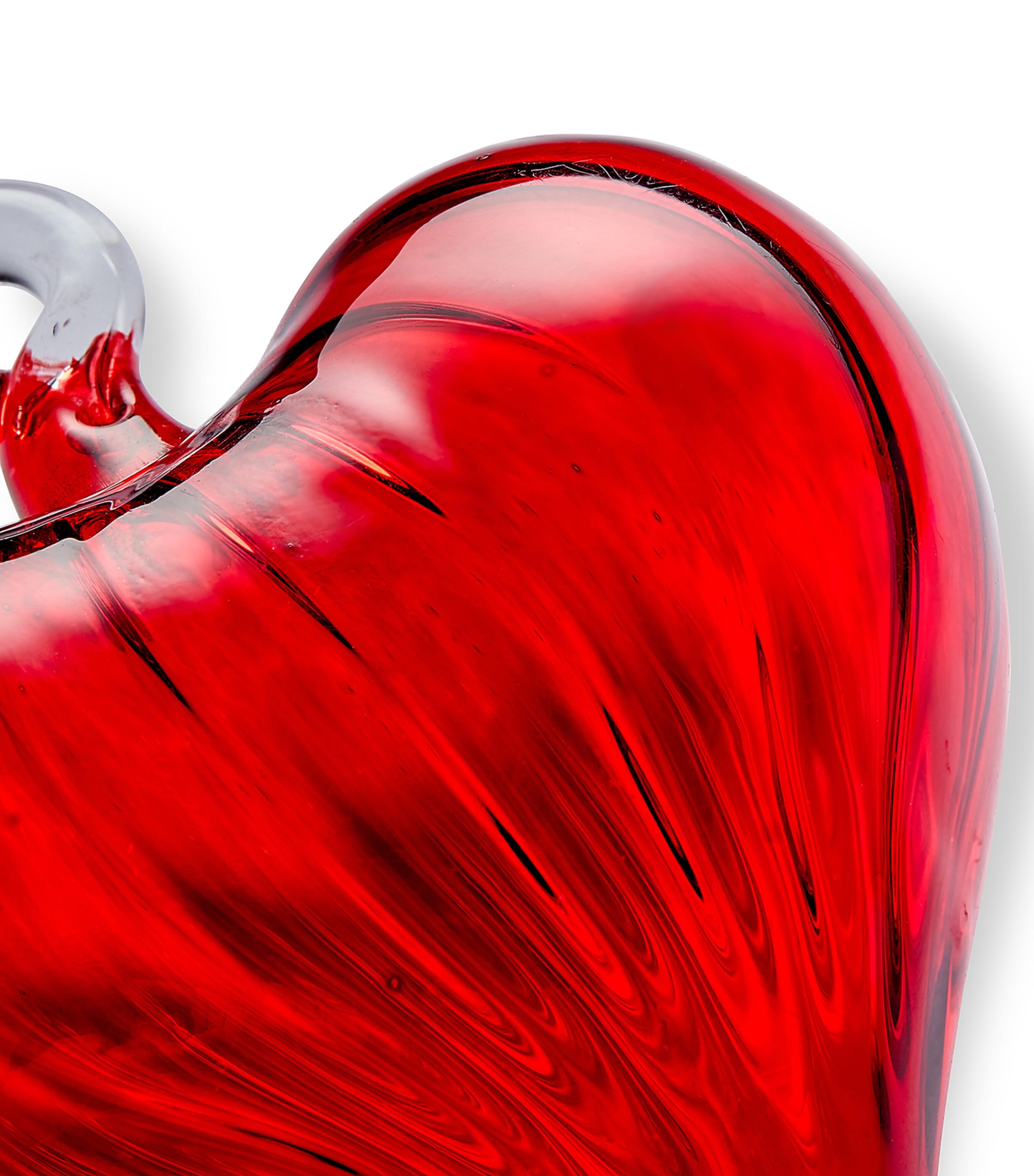 Artifactually Red Heart Tree Decoration Blood Red Image 4