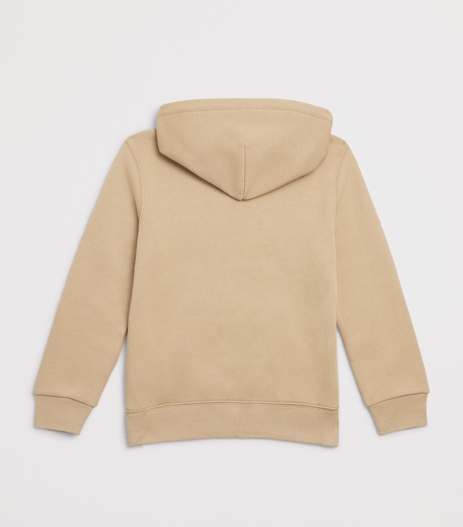 Cotton-Blend Polo Pony Hoodie (6-14 Years) KHAKI Image 2