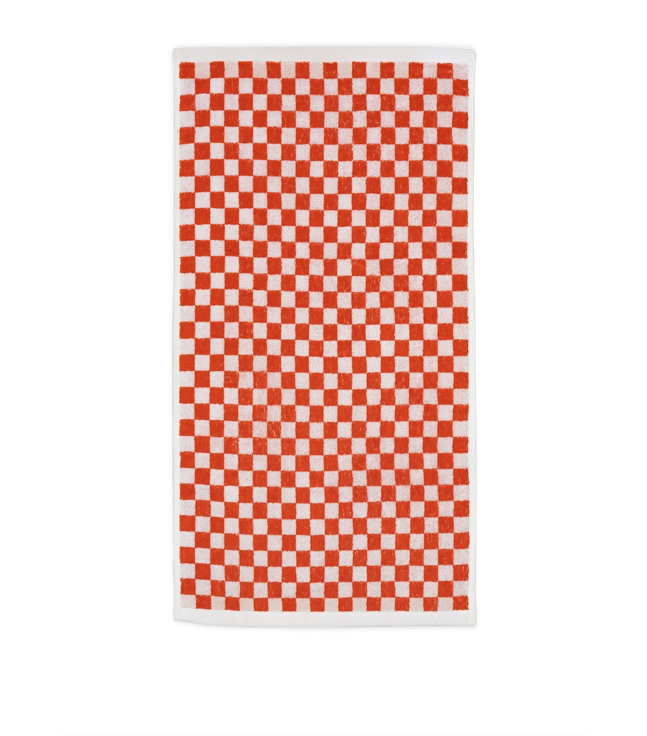 Check Josephine Hand Towel (40cm x 70cm) PALOMA SUN / ECRU Image 2