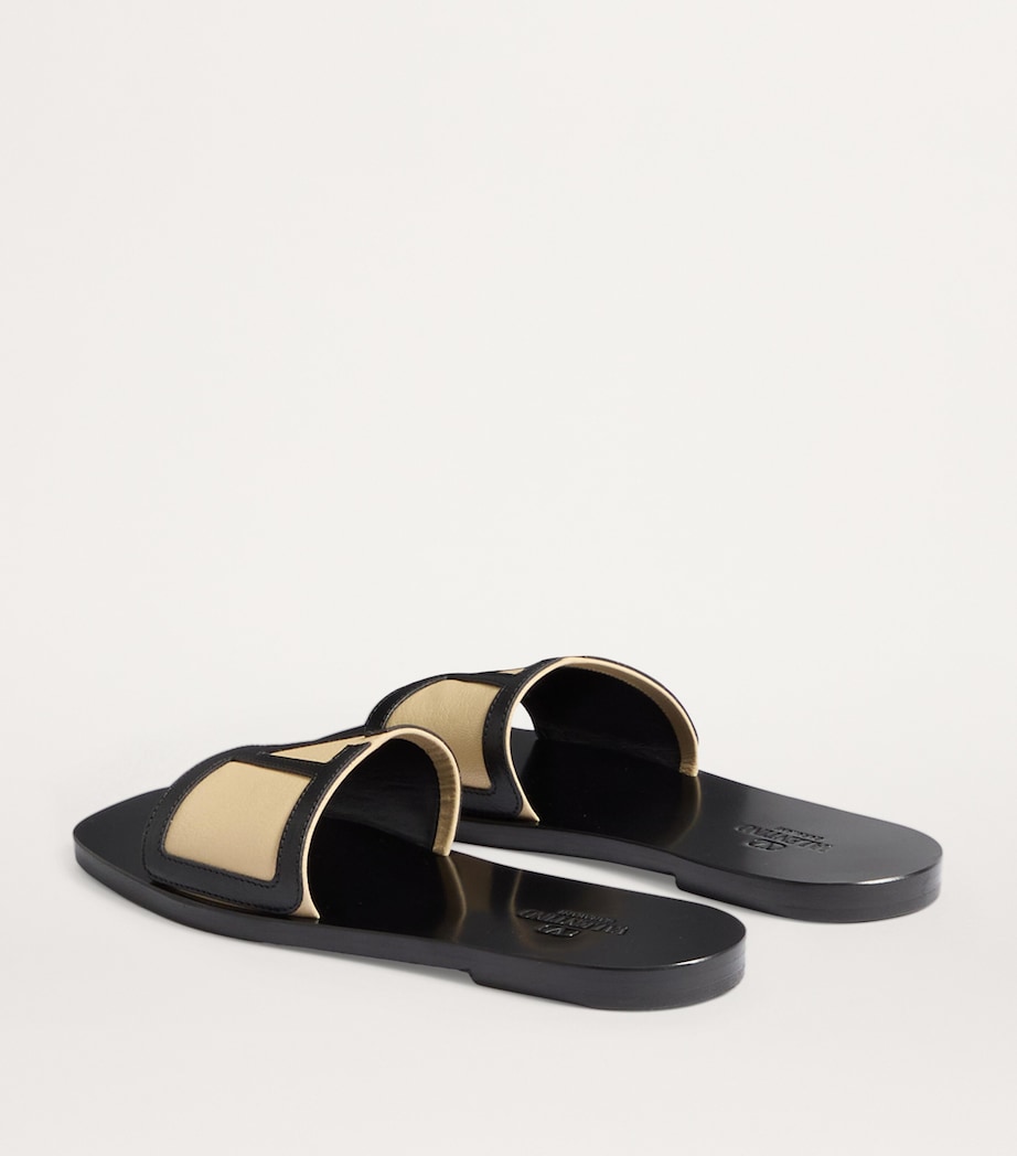 Leather Viva Superstar Slides RAV Image 3