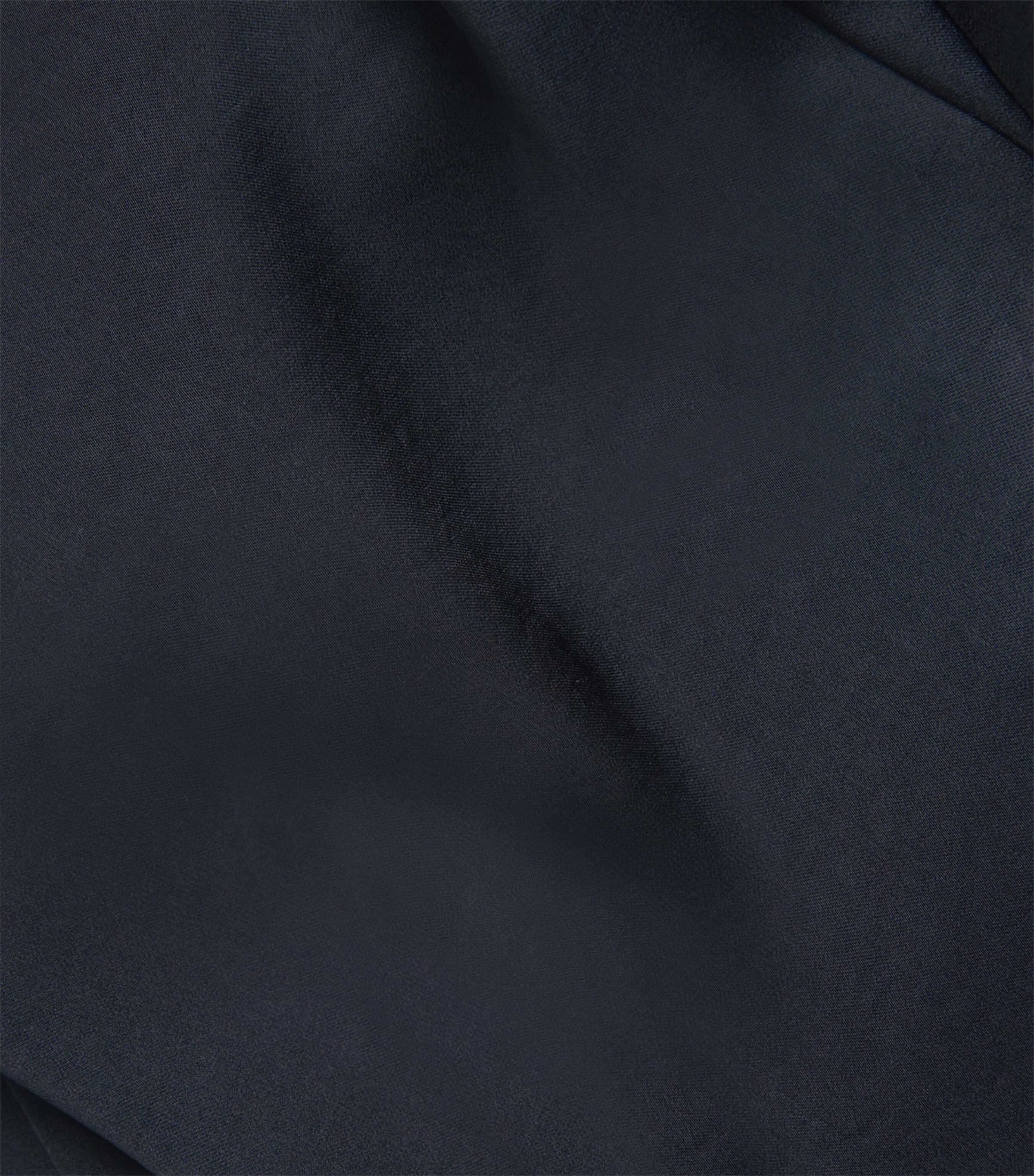Claudie Pierlot Womens Satin Scarf-Neck Jumpsuit Navy Image 6