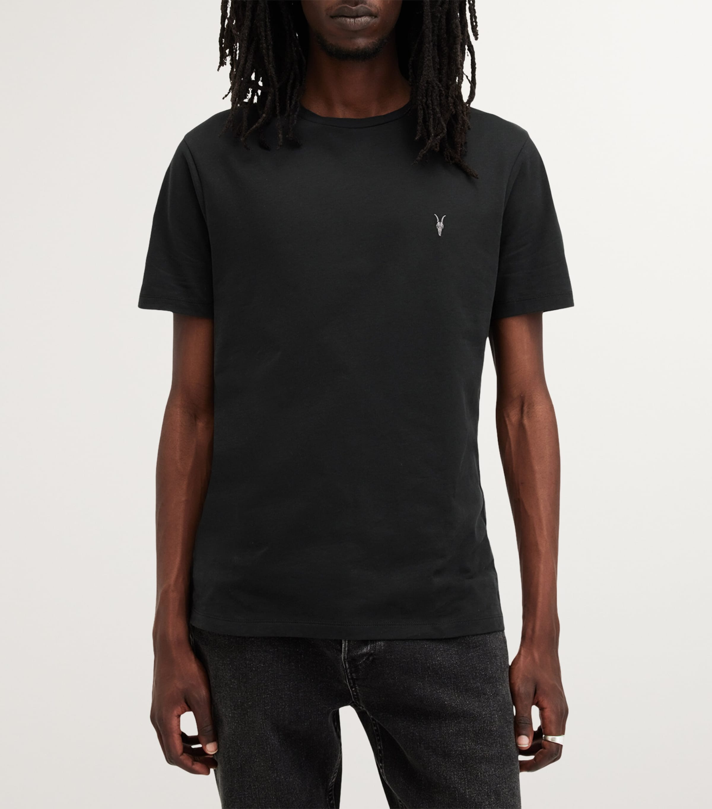 Cotton Brace T-Shirt (Pack of 3) BLACK Image 3