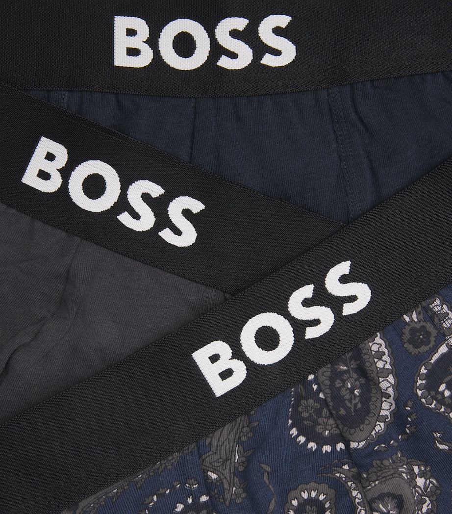 Organic Cotton Stretch Boxer Briefs (Pack of 3) 972 OPEN MISC Image 5