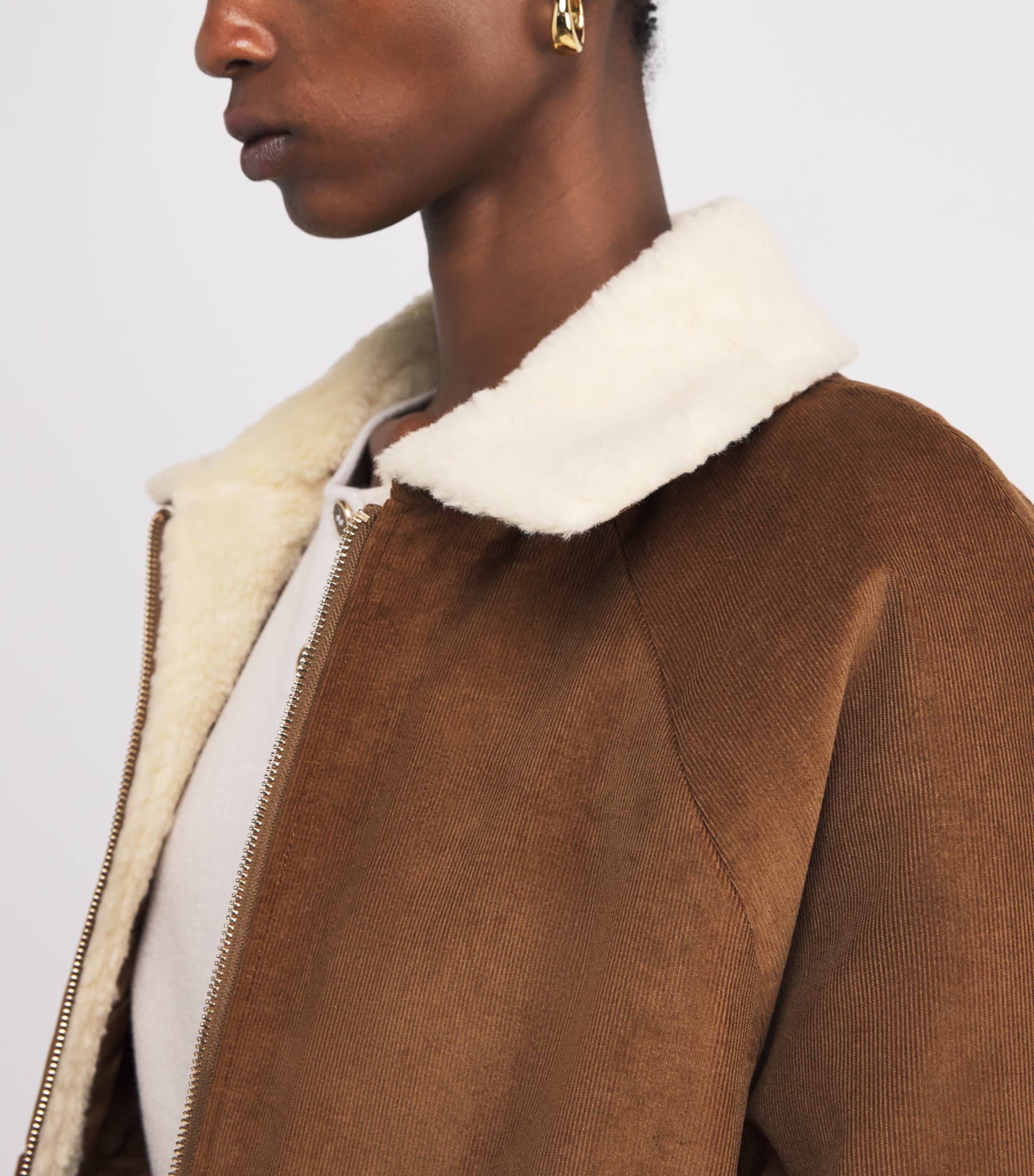 Cotton-Blend Corduroy Jacket CAMEL Image 6