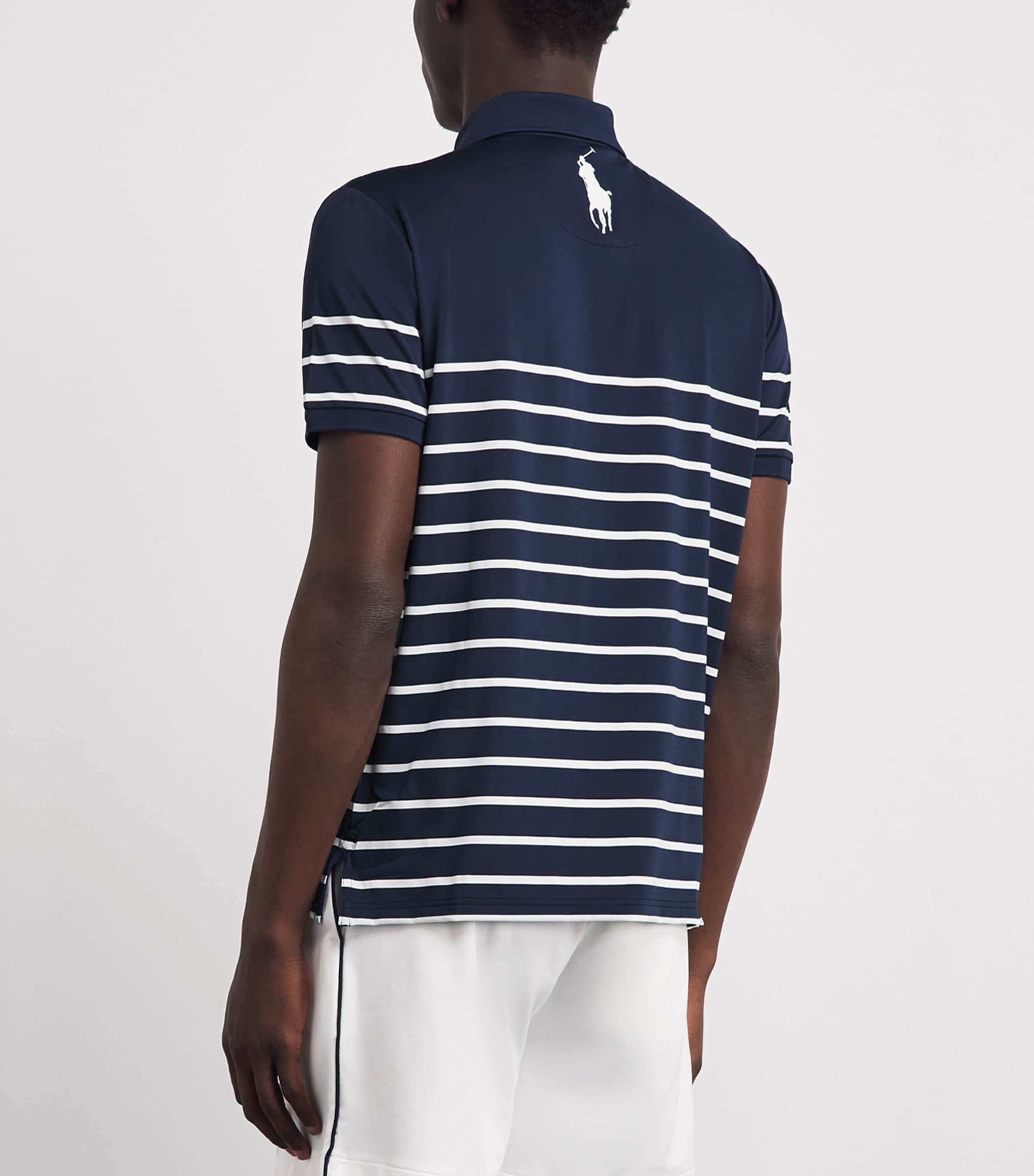 RLX Ralph Lauren Navy x Wimbledon Big Polo Pony Polo Shirt