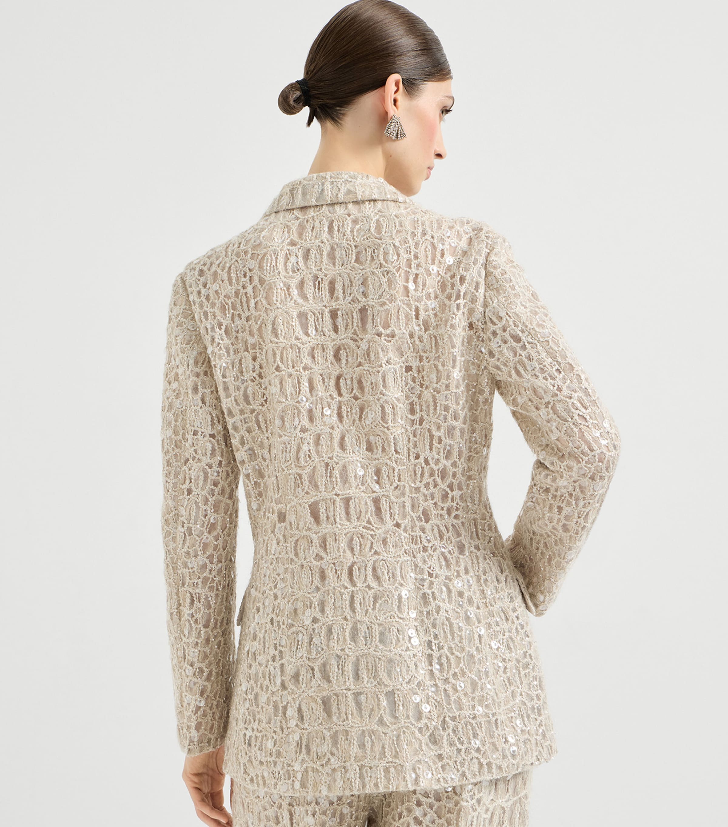 Mohair-Silk-Linen-Blend Blazer CRI71 Image 5