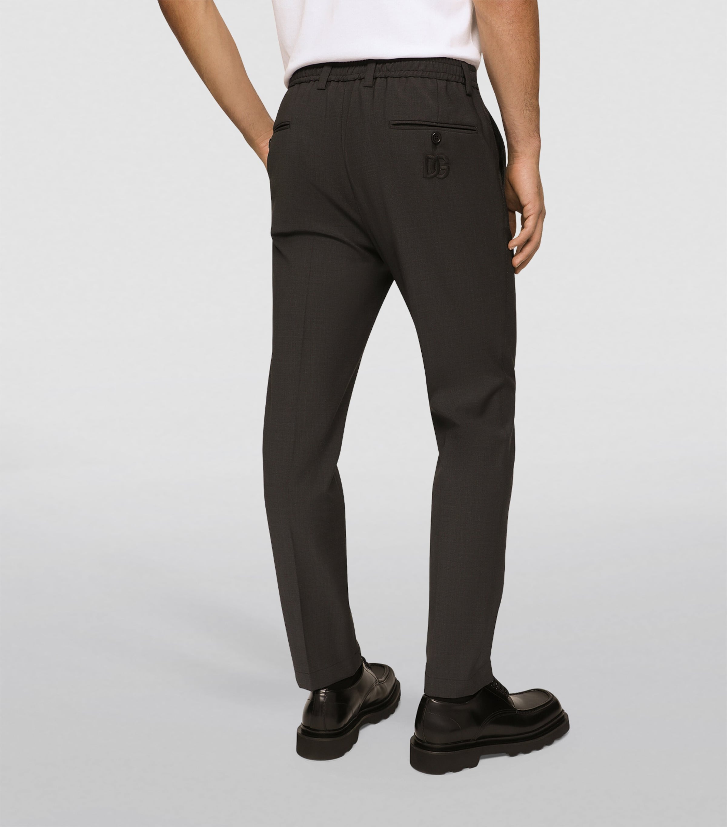 【送料&関税込】Dolce & Gabbana Slim Trousers With Zip C Dolce & Gabbana Silk Skinny Trousers | Harrods US