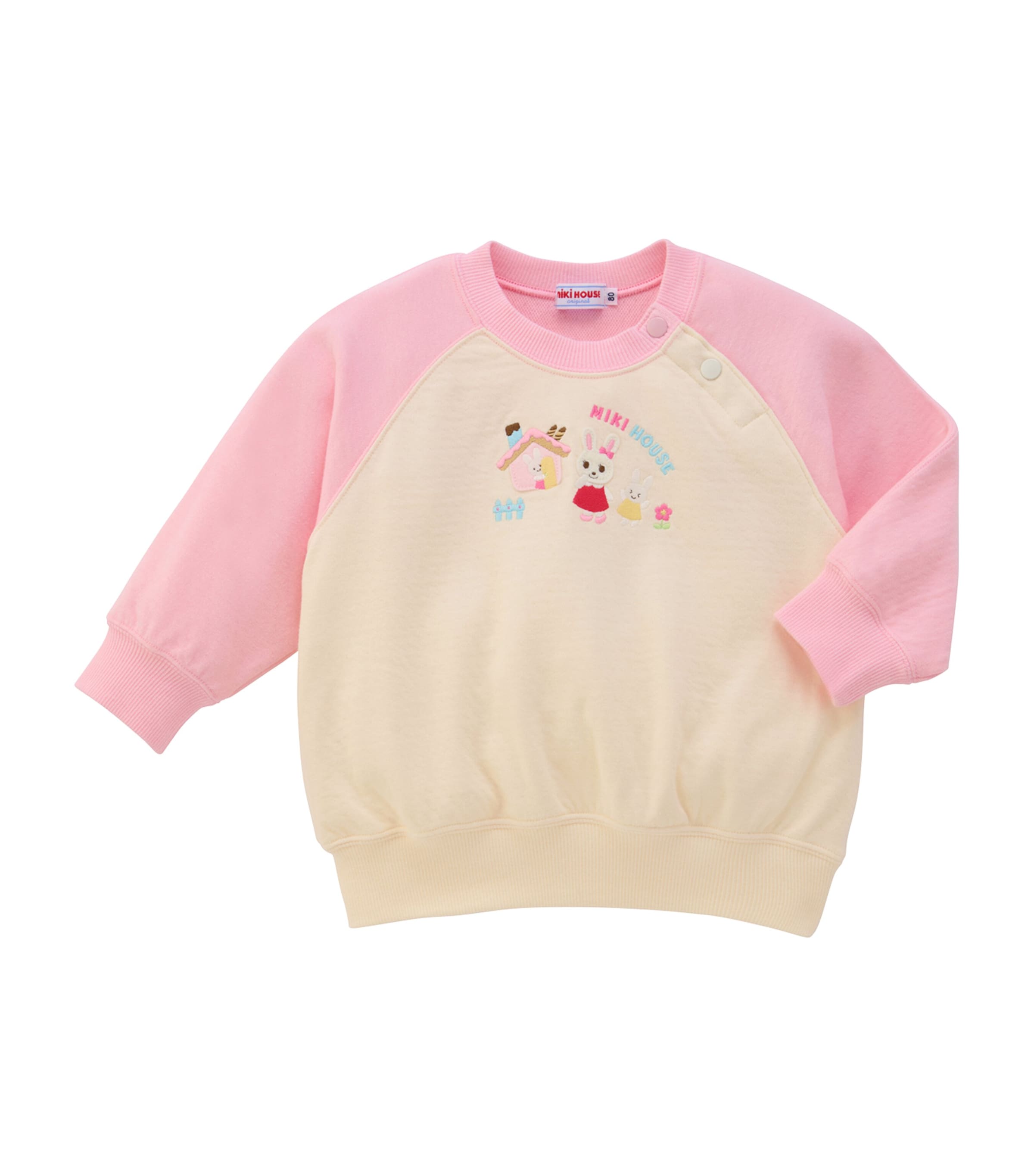 Miki House Cotton Embroidered Sweatshirt (12 Months-5 Years) Image 1