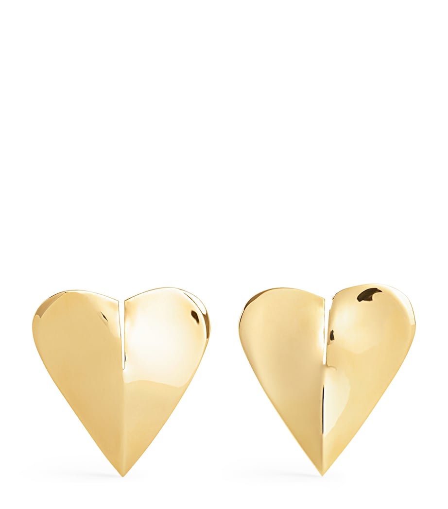 Alaïa Le Coeur Stud Earrings Or Image 1