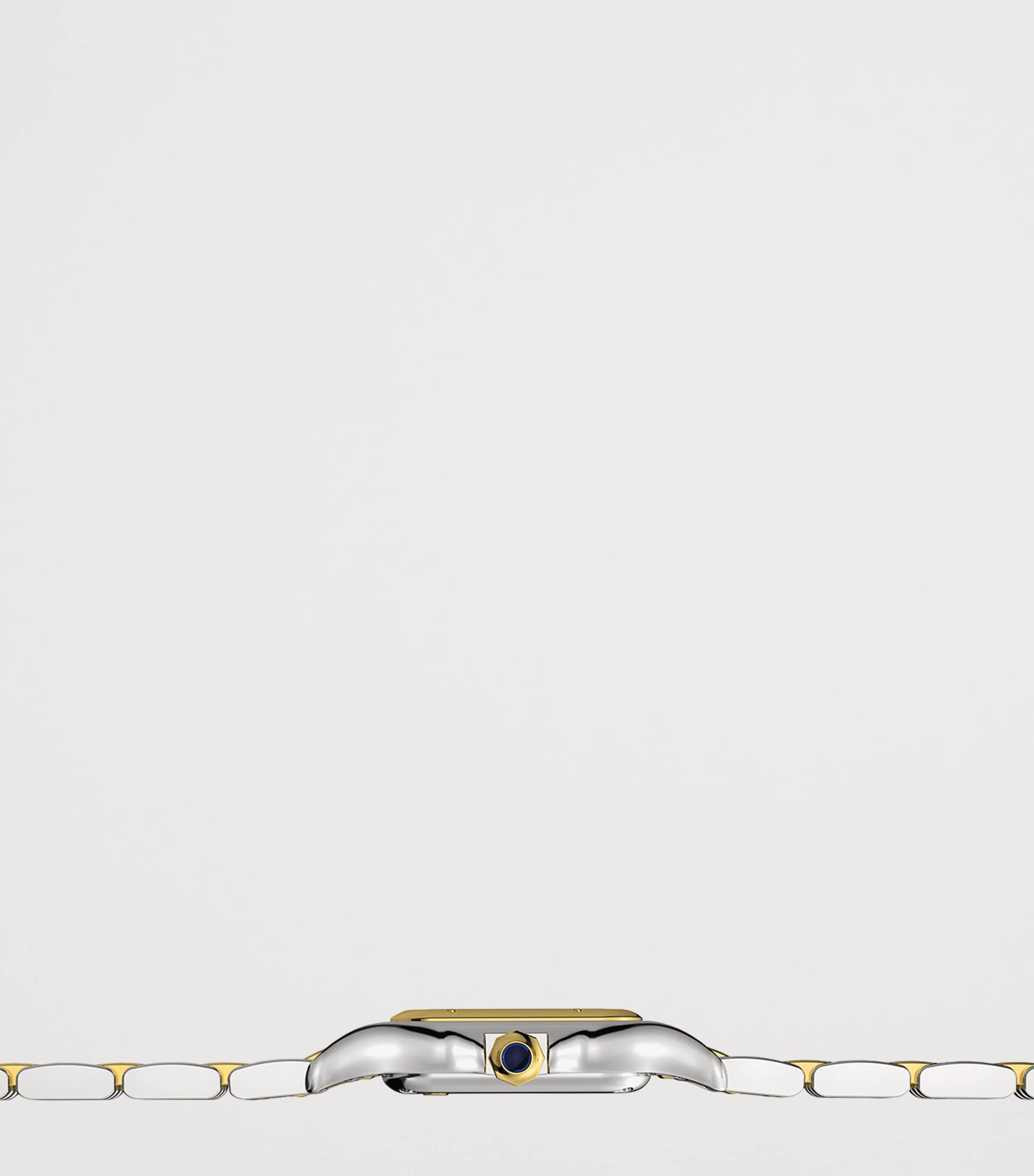Cartier Small Yellow Gold and Stainless Steel Panthère de Cartier Watch 23mm Silver Image 8