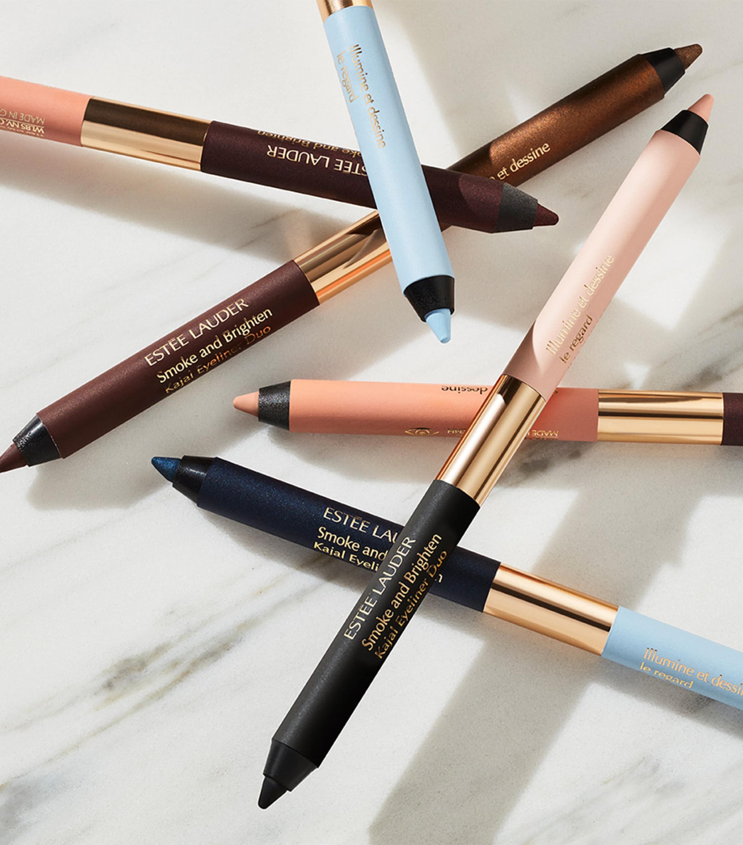 Estée Lauder Smoke & Brighten Kajal Eyeliner Duo | Make-up | Eyes | Eyeliners | Designers | Estée Lauder Estée Lauder Smoke & Brighten Kajal Eyeliner Duo | Make-up | Eyes | Eyeliners | Designers | Estée Lauder