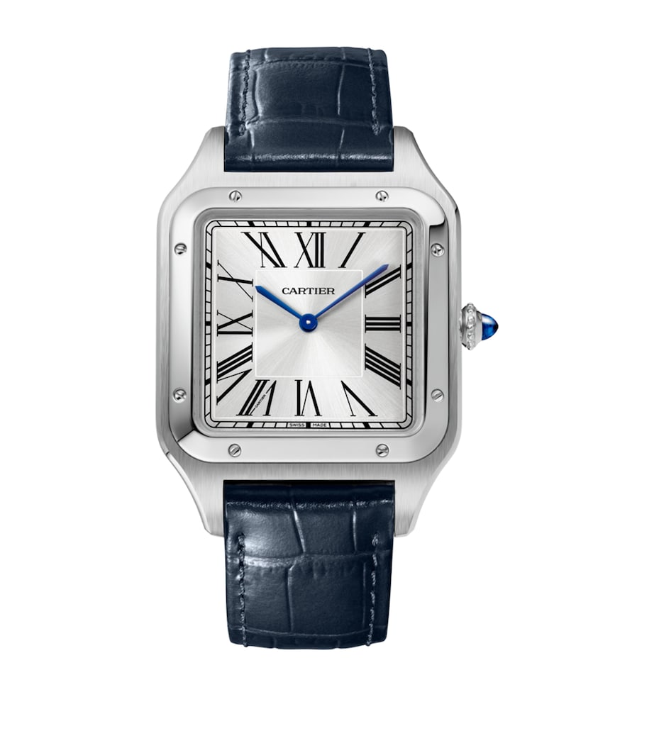 Stainless Steel Santos-Dumont Watch 46.6mm SILVER Image 1