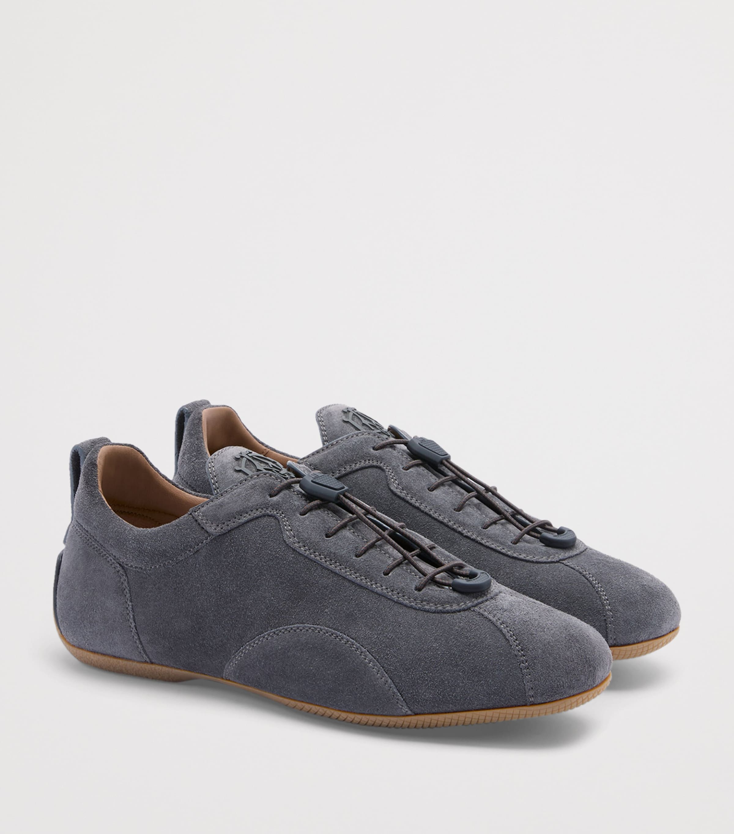 Dunhill Suede Automotive Davies Sneakers Image 3
