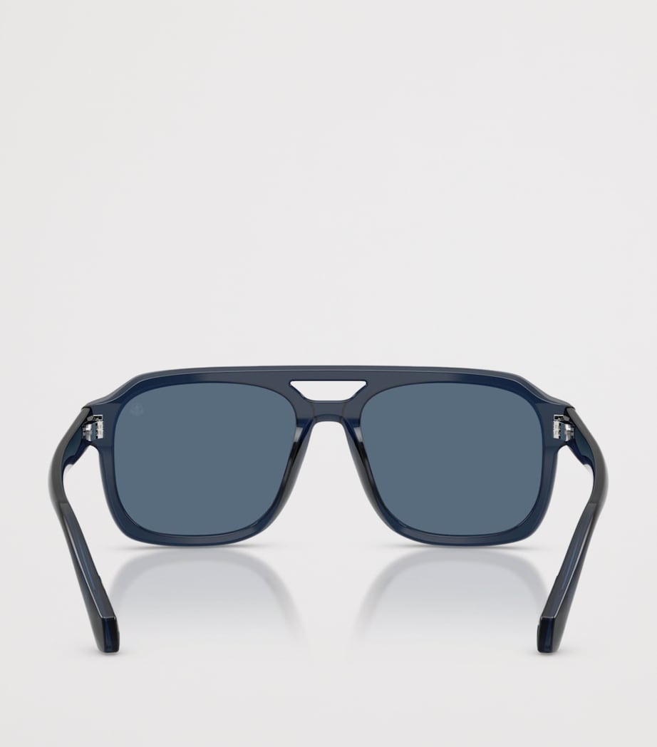 Moncler Vantos Pillow Sunglasses Blue Image 4