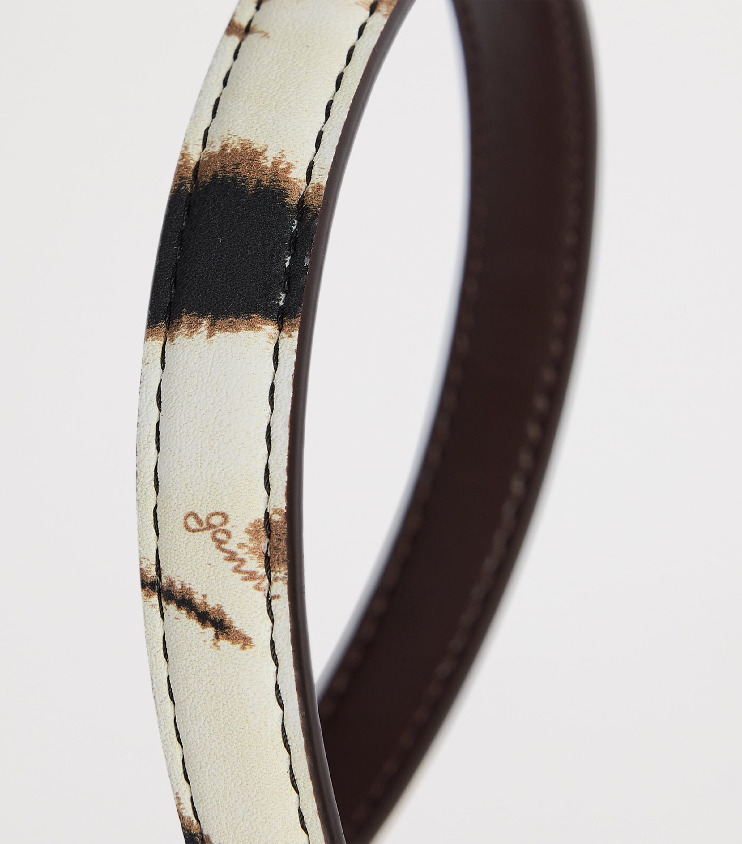 GANNI Small Kat Belt Egret Image 5