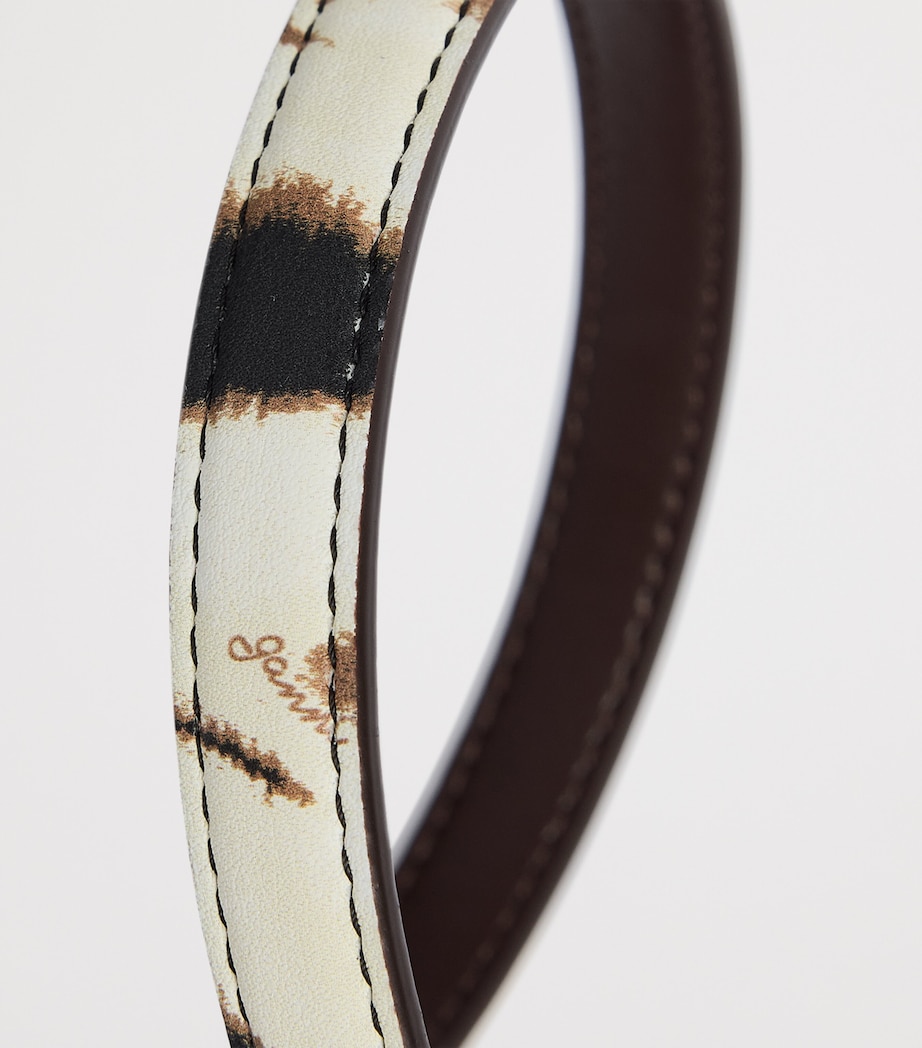 GANNI Small Kat Belt Egret Image 5