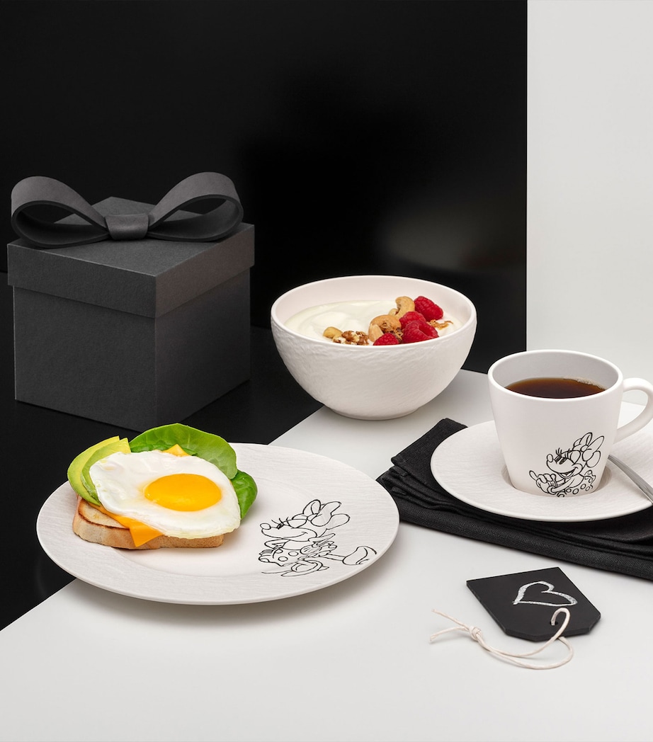 Villeroy & Boch Manufacture Minnie Mouse Breakfast Set White Image 2