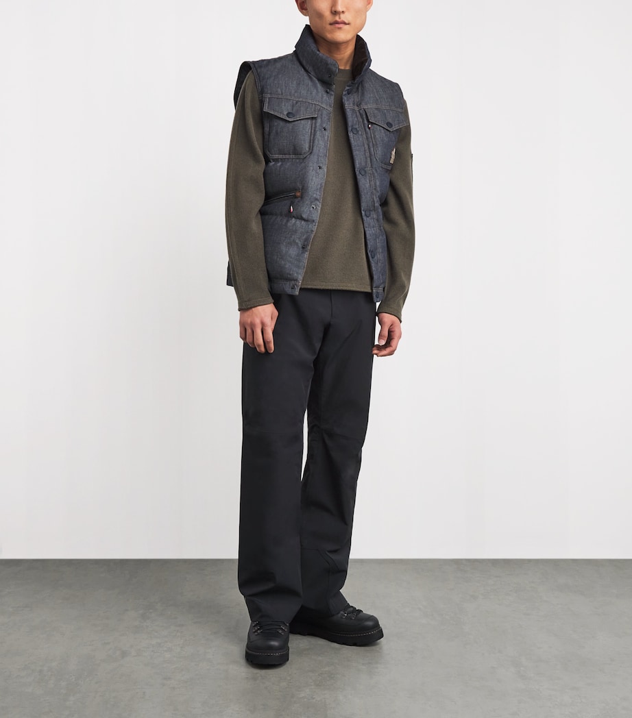 Down Grenoble Krachan Denim Gilet 989 Image 2