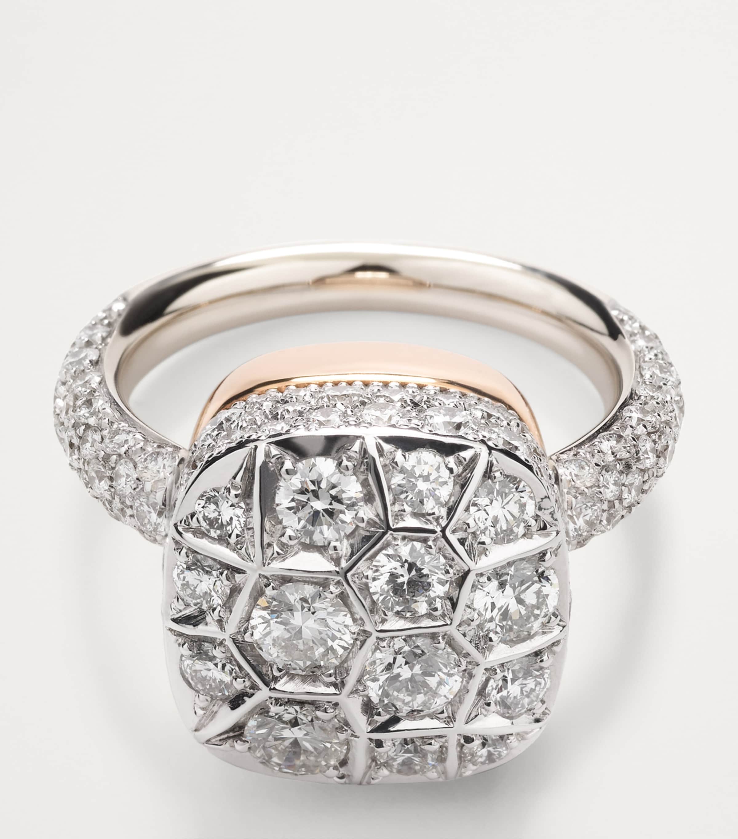 White Gold and Diamond Nudo Assoluto Soliatire Ring DB000 Image 2