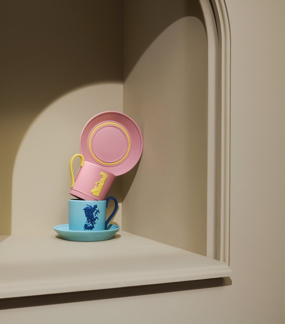 Jasper Bacchus Teacup and Saucer TURQ Image 2