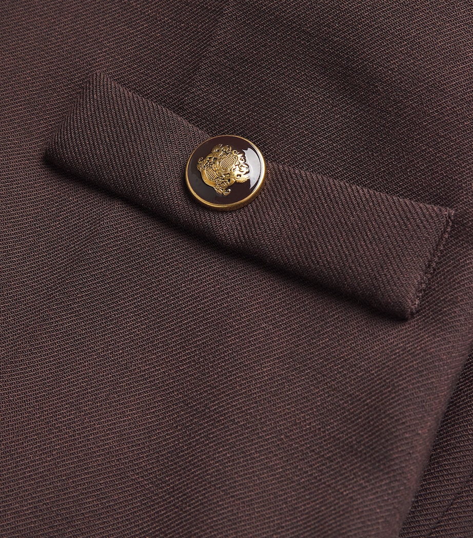 Wide-Leg Trousers BROWN Image 5