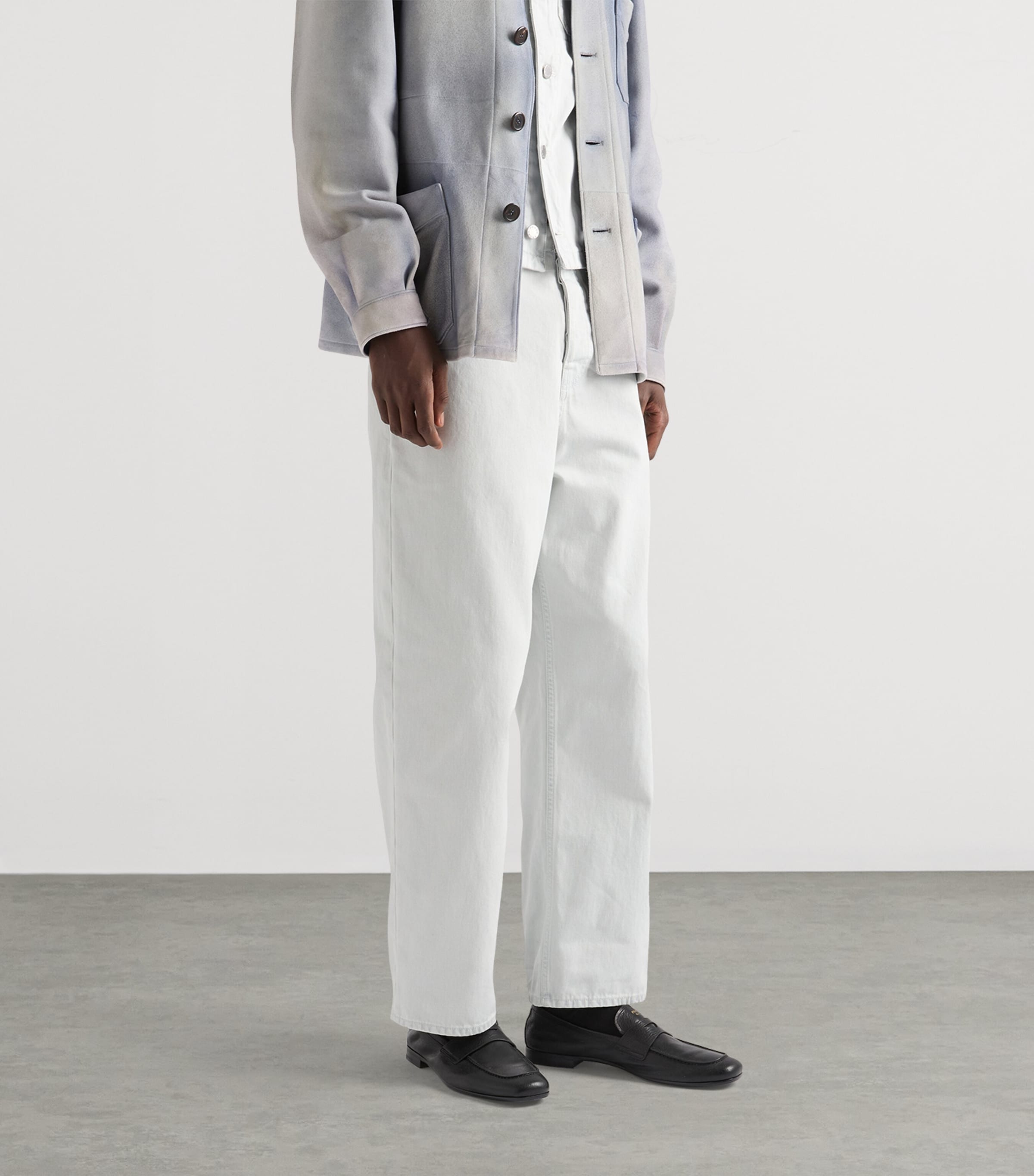 Prada Mens Straight-Leg Jeans Image 4