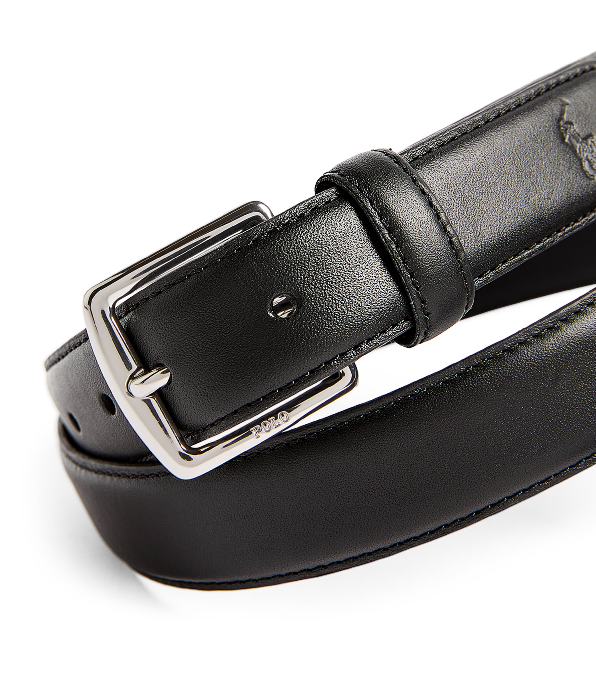Leather Belt BLACK Image 8