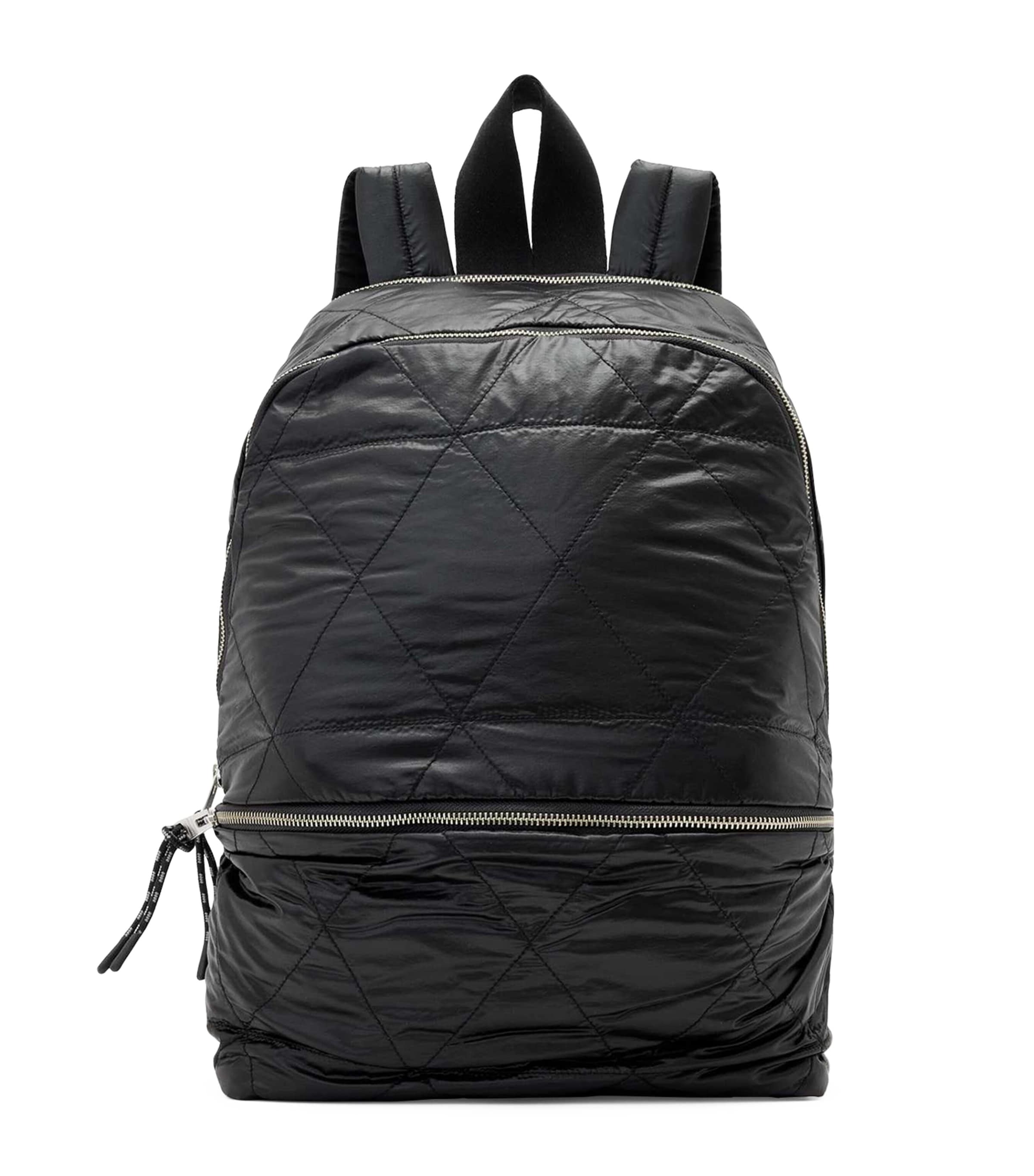 Quilted Finn Puffer Backpack BLACK Image 1