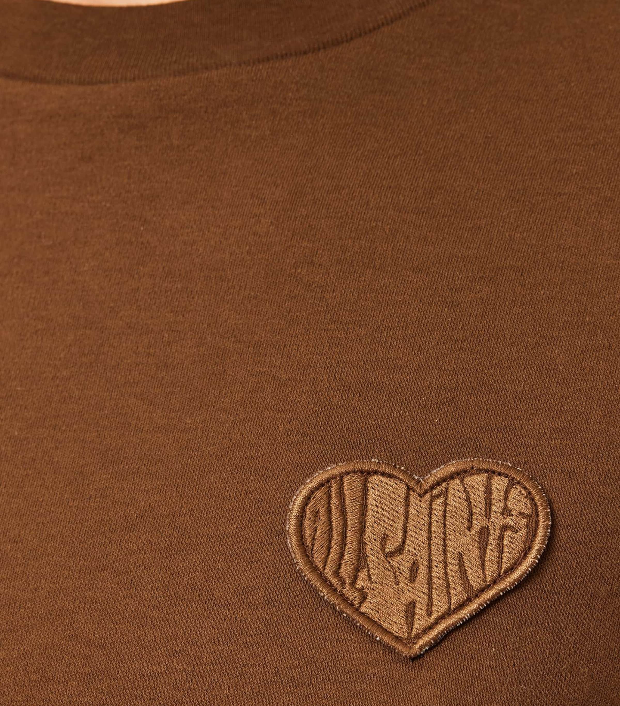 Organic Cotton Lover T-Shirt COGNAC BROWN Image 9